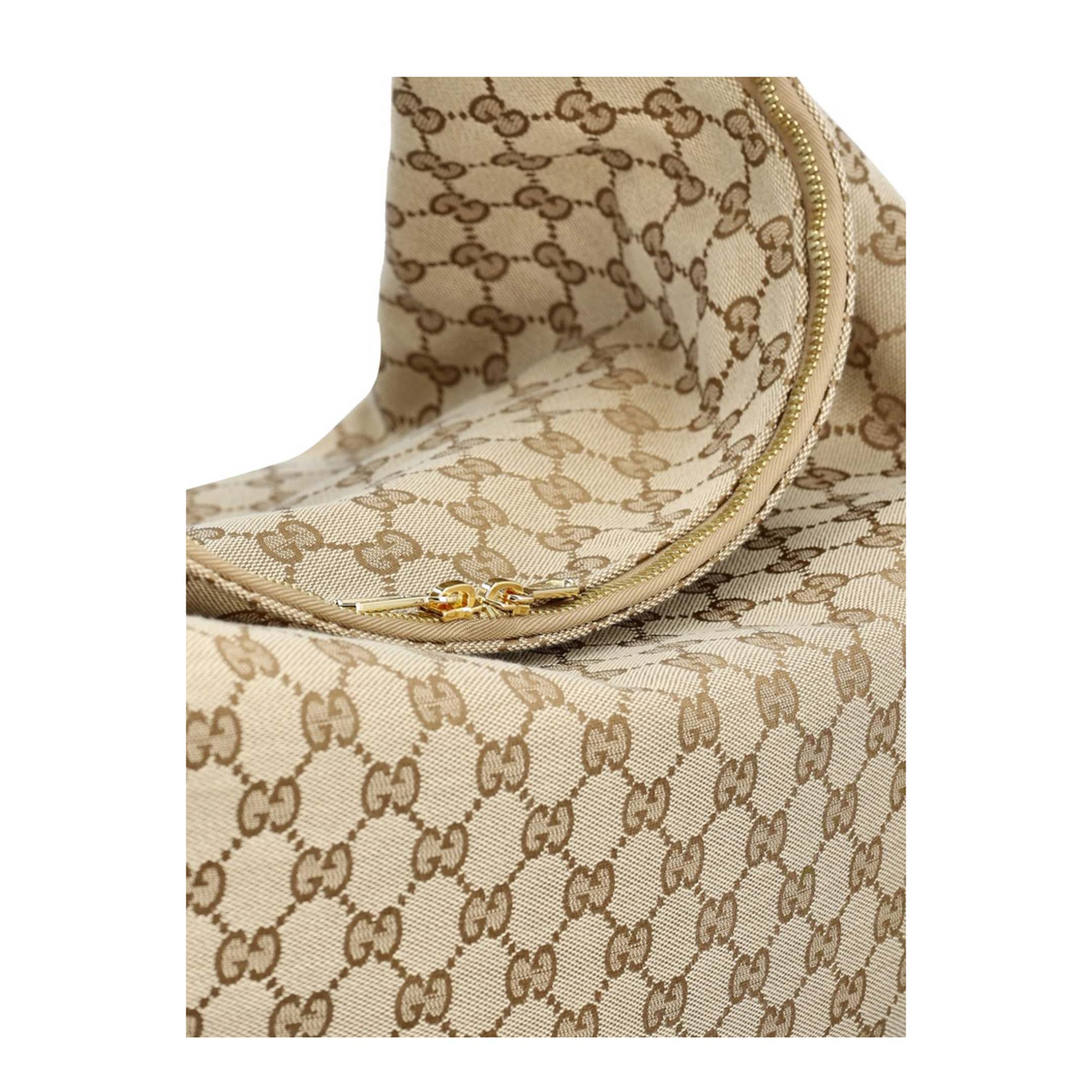 Brera Large GG Canvas Crossbody - Sand and dark brown GG canvas (Beige/Brown)