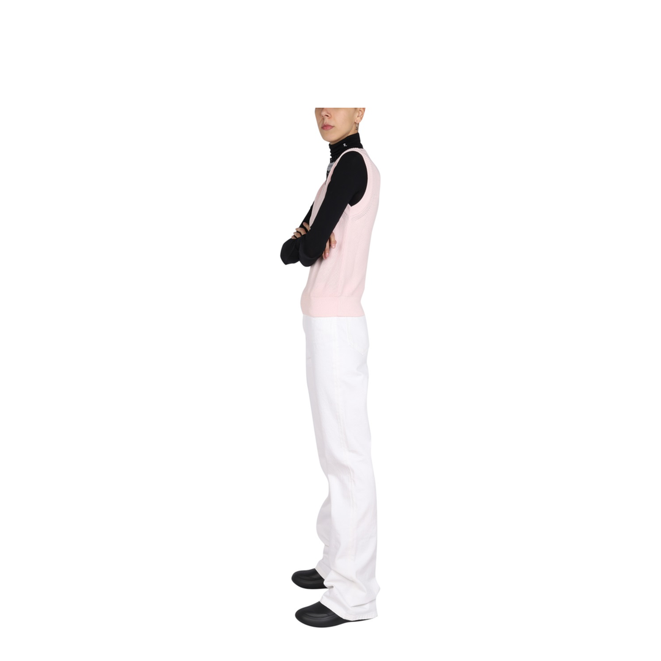 MAYFEYR - RAF SIMONS - Knitted Vest - 221W842500010039