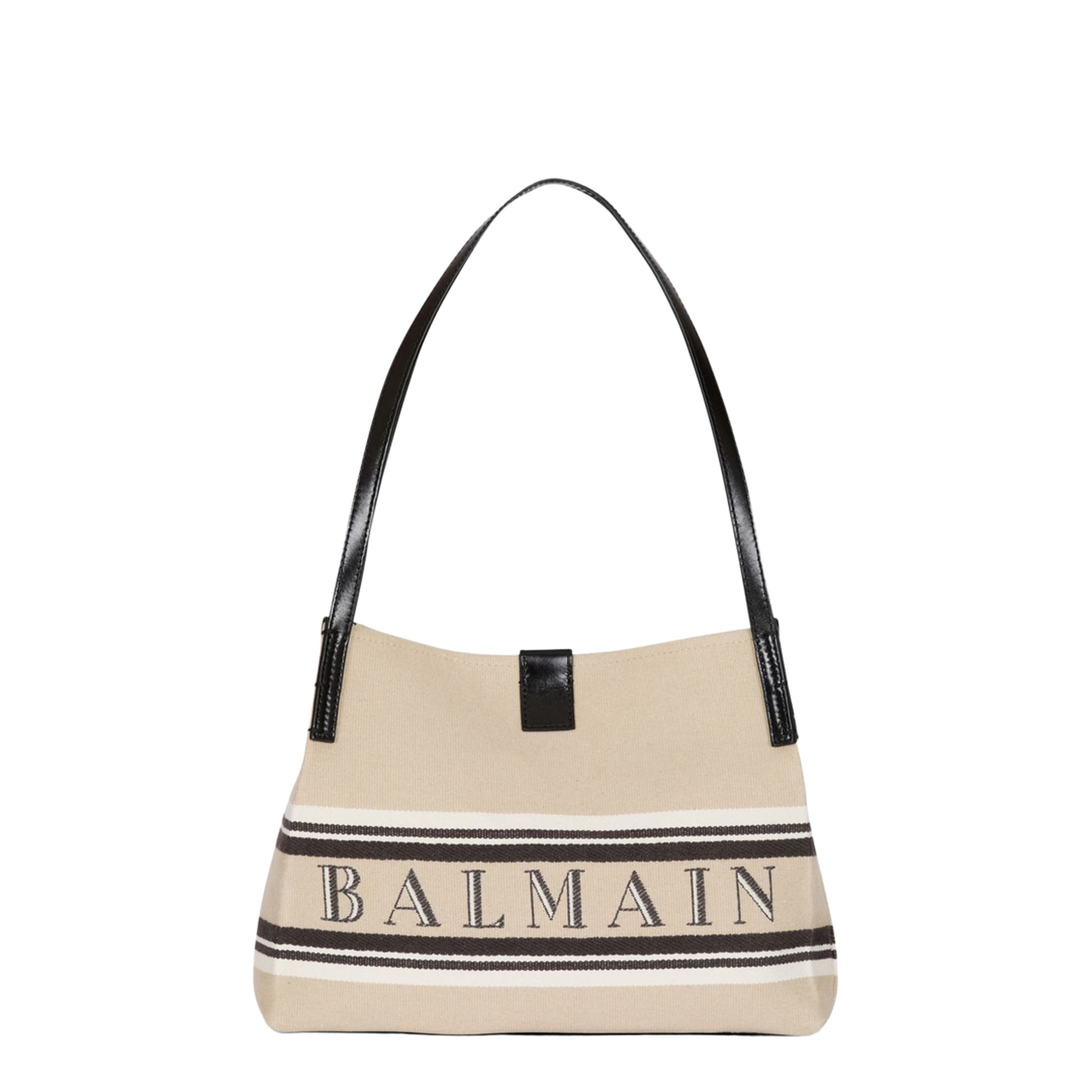 Release Small Canvas Leather Tote - Natural/Cream