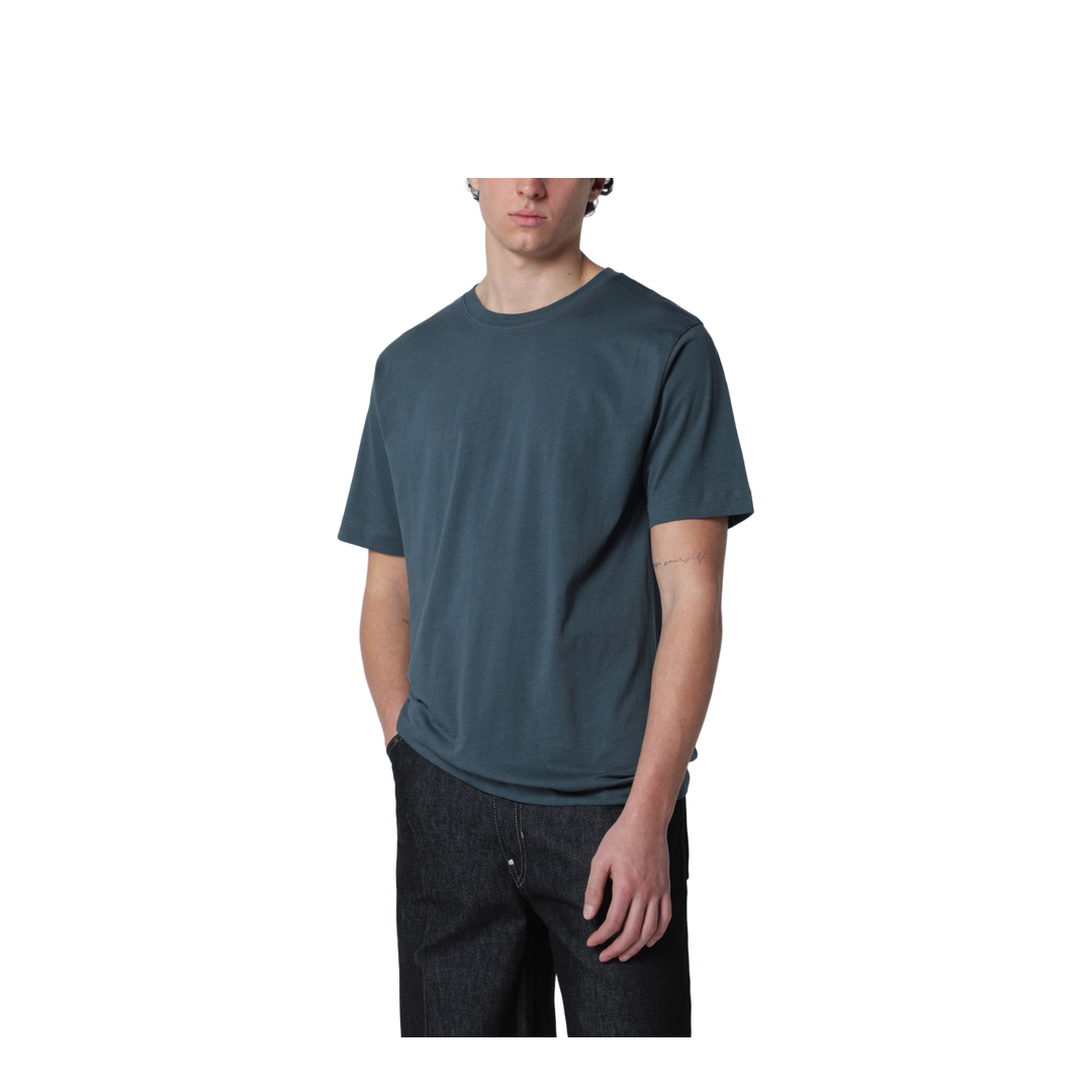 MAYFEYR - Dries Van Noten - Petrol Green Cotton T-Shirt - 211003600508