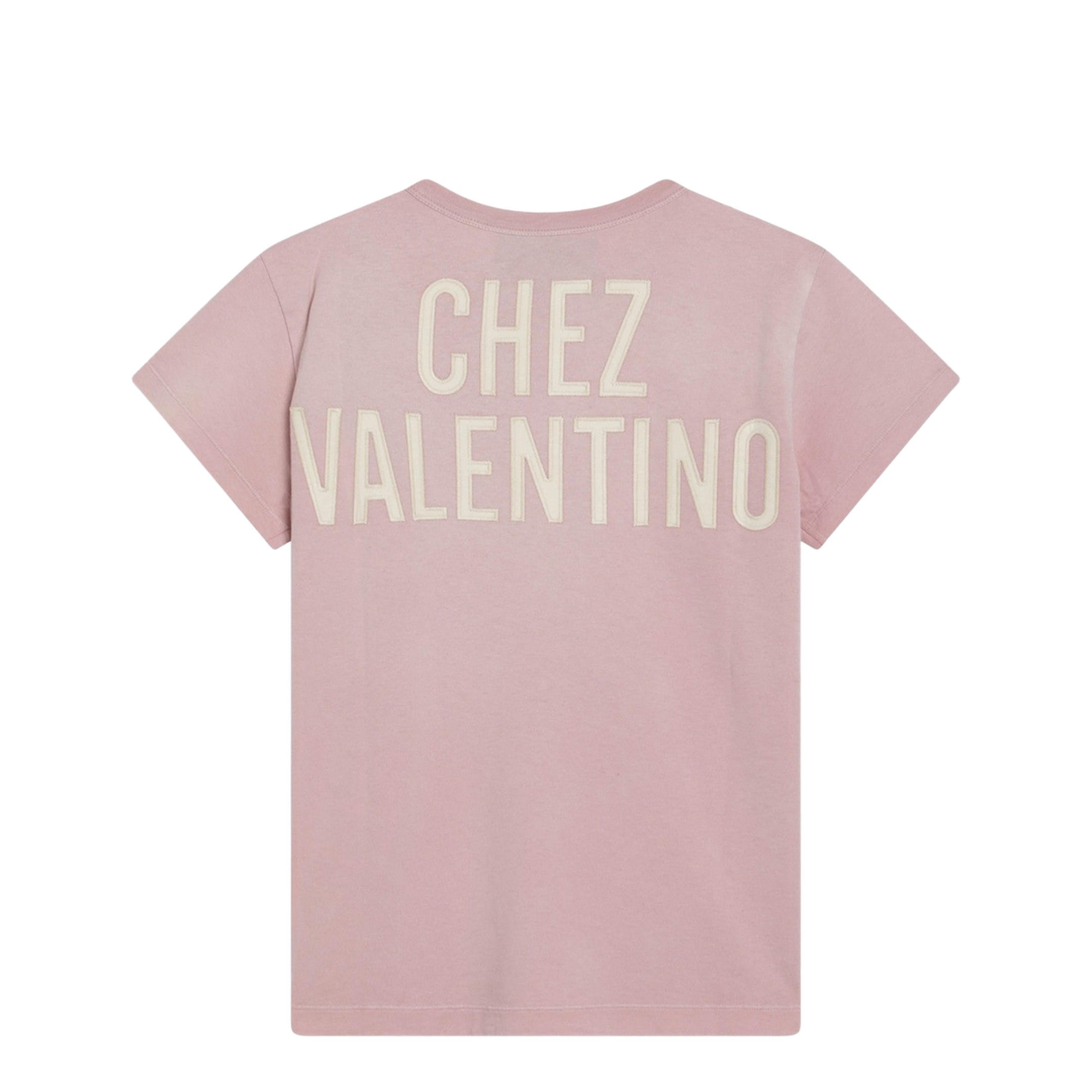 Printed Cotton T-Shirt Pink
