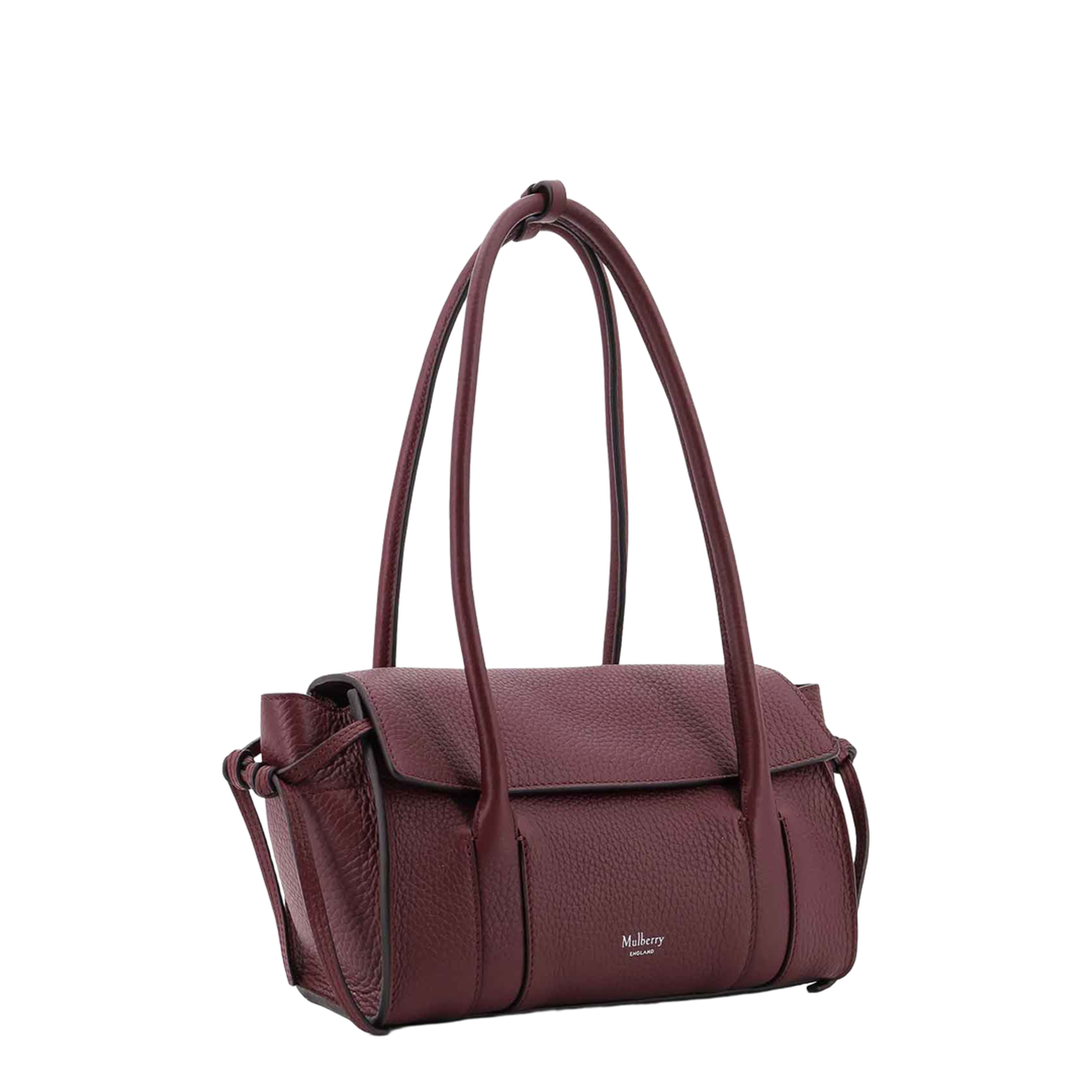 Leather Shoulder Bag With Logo