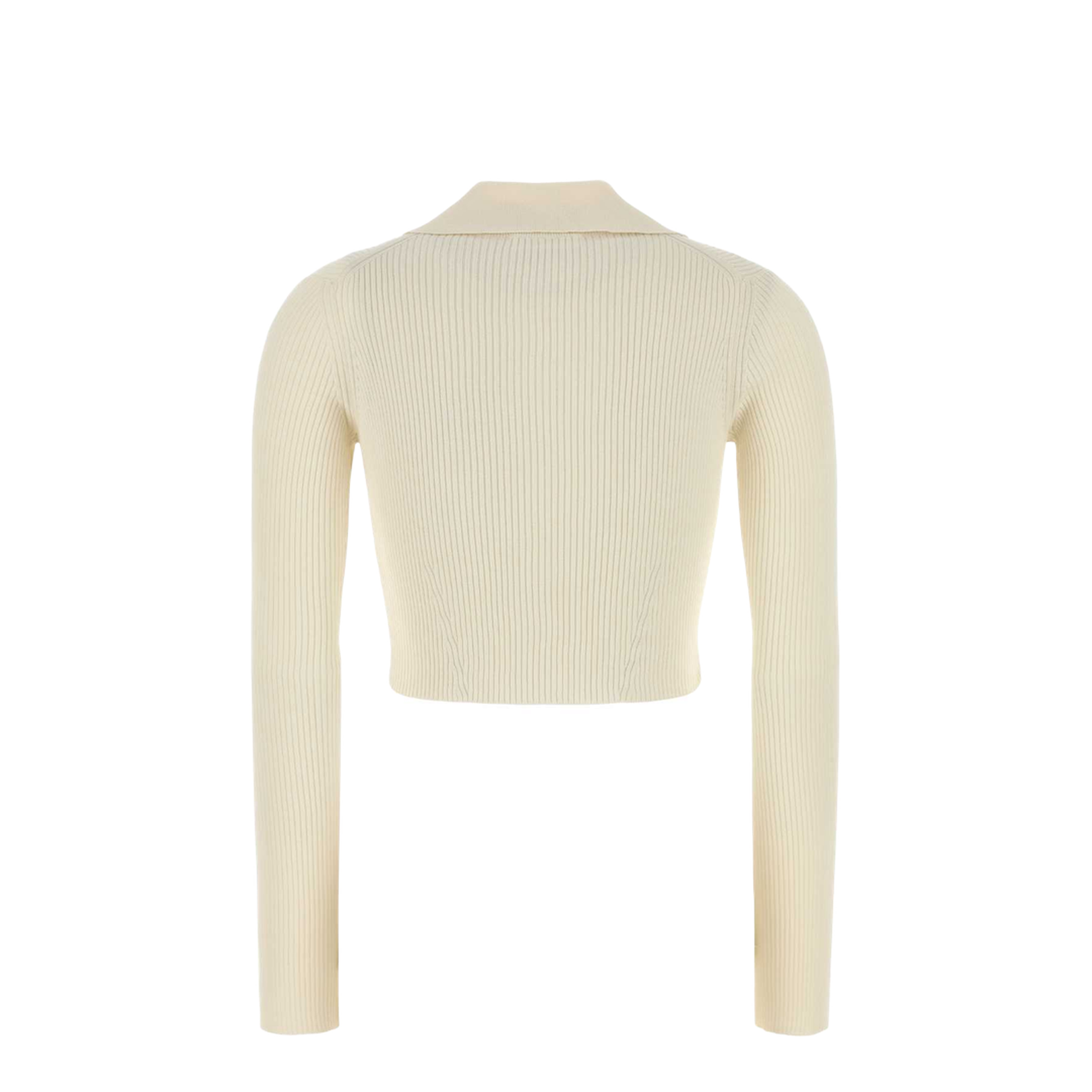 Cream Wool Blend Cardigan