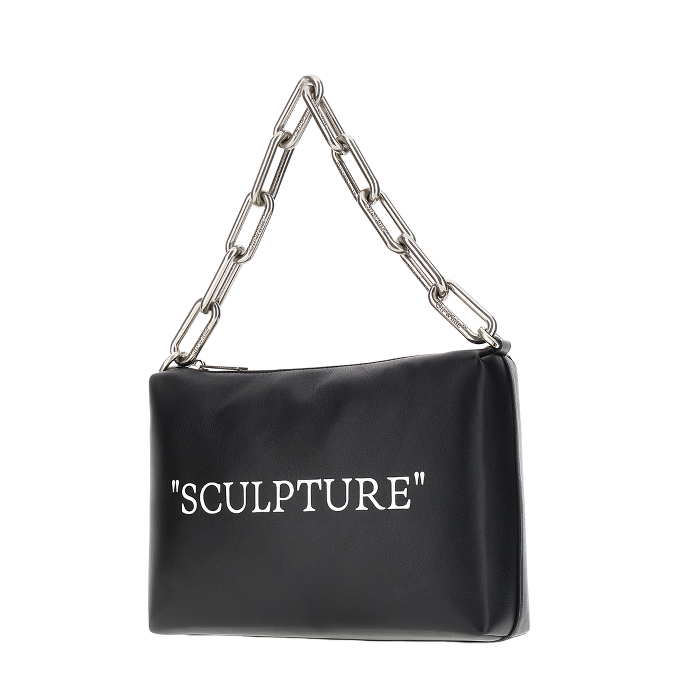 Logo Print Leather Tote Bag