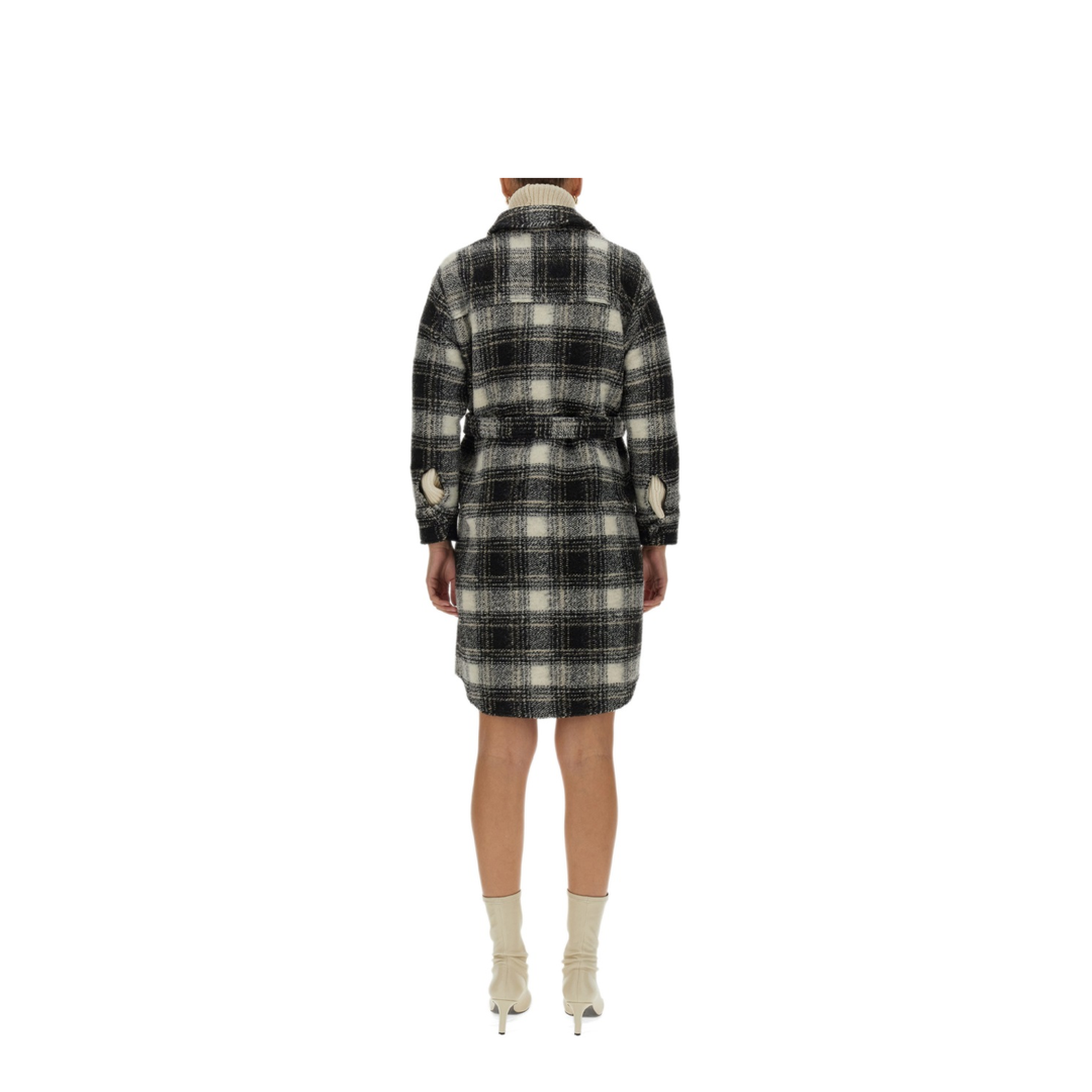 MAYFEYR - Woolrich - Check Print Coat - CFWWOS0073FRUT31551564