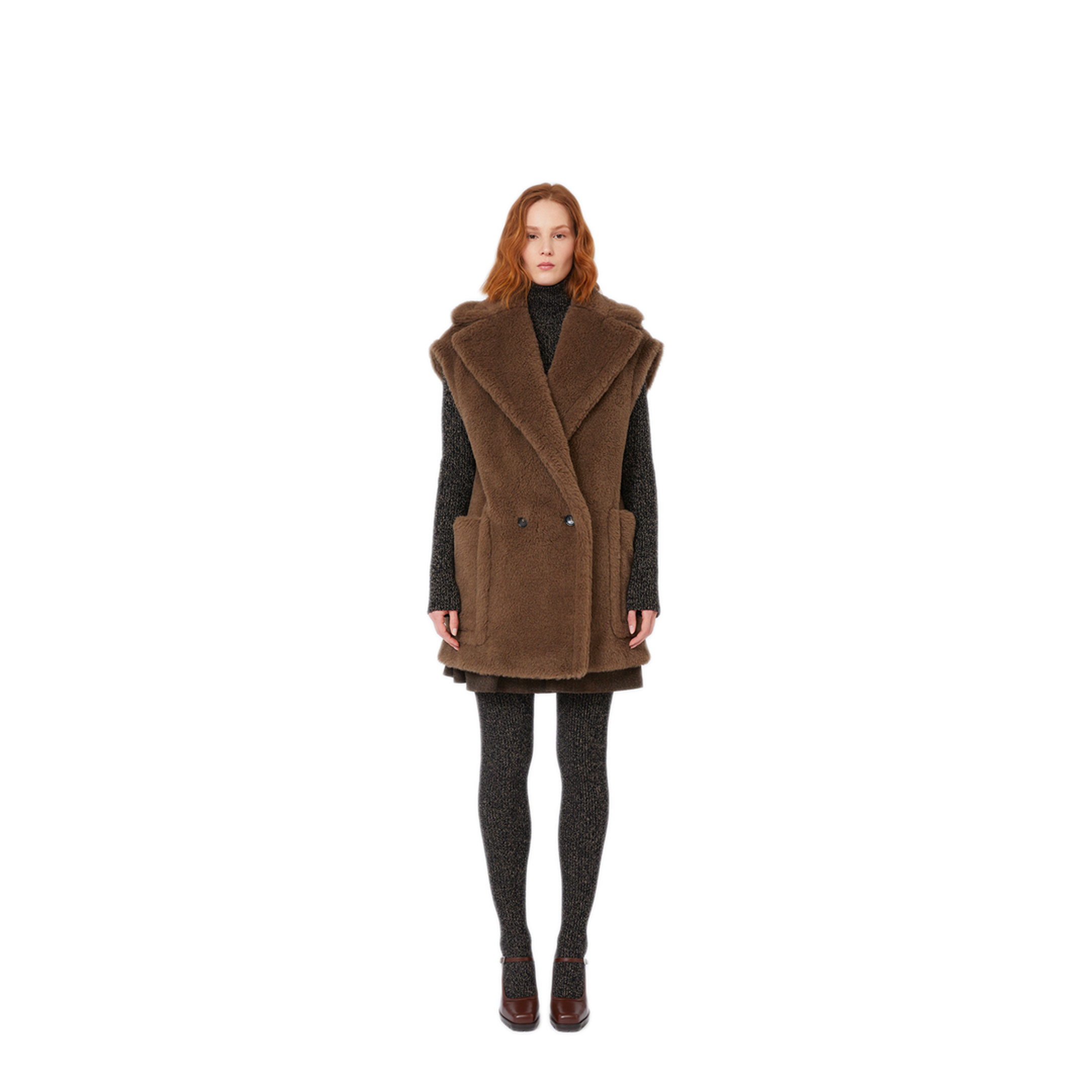 MAYFEYR - - Alpaca And Wool Teddy Vest - BORMIDA1234004