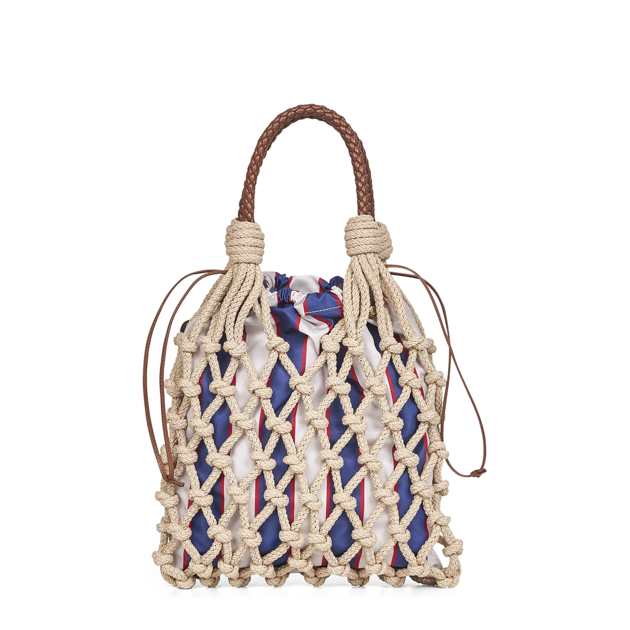 Woven Leather Handbag