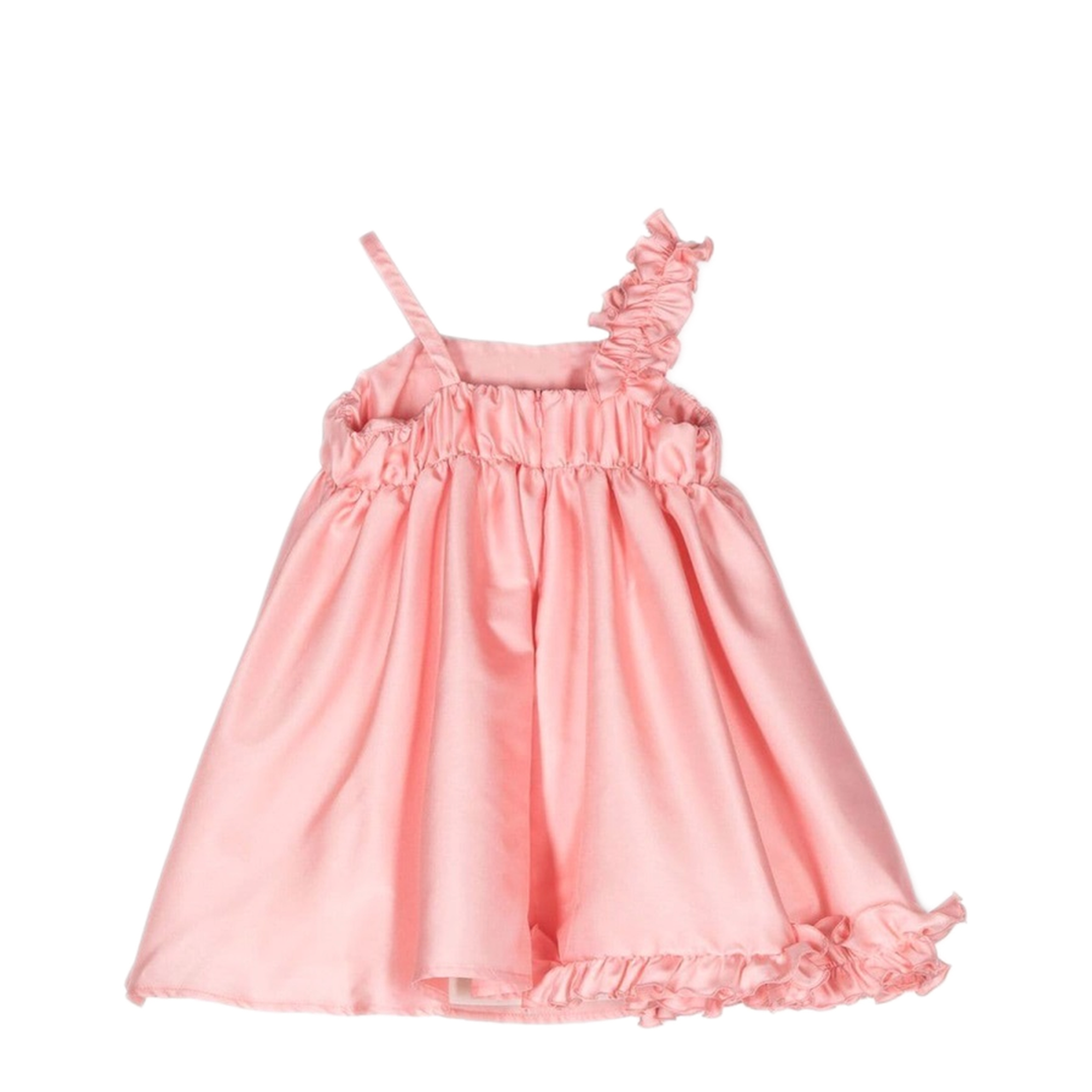 MAYFEYR - MIMISOL - Ruffled Satin Dress - MFAB553KTS0573PNK