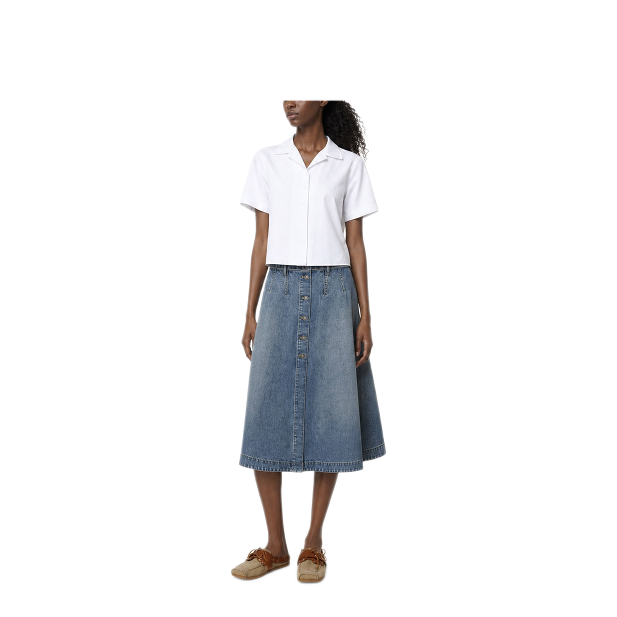 MAYFEYR - Dior - Denim Midi Skirt - 612J51A31535501