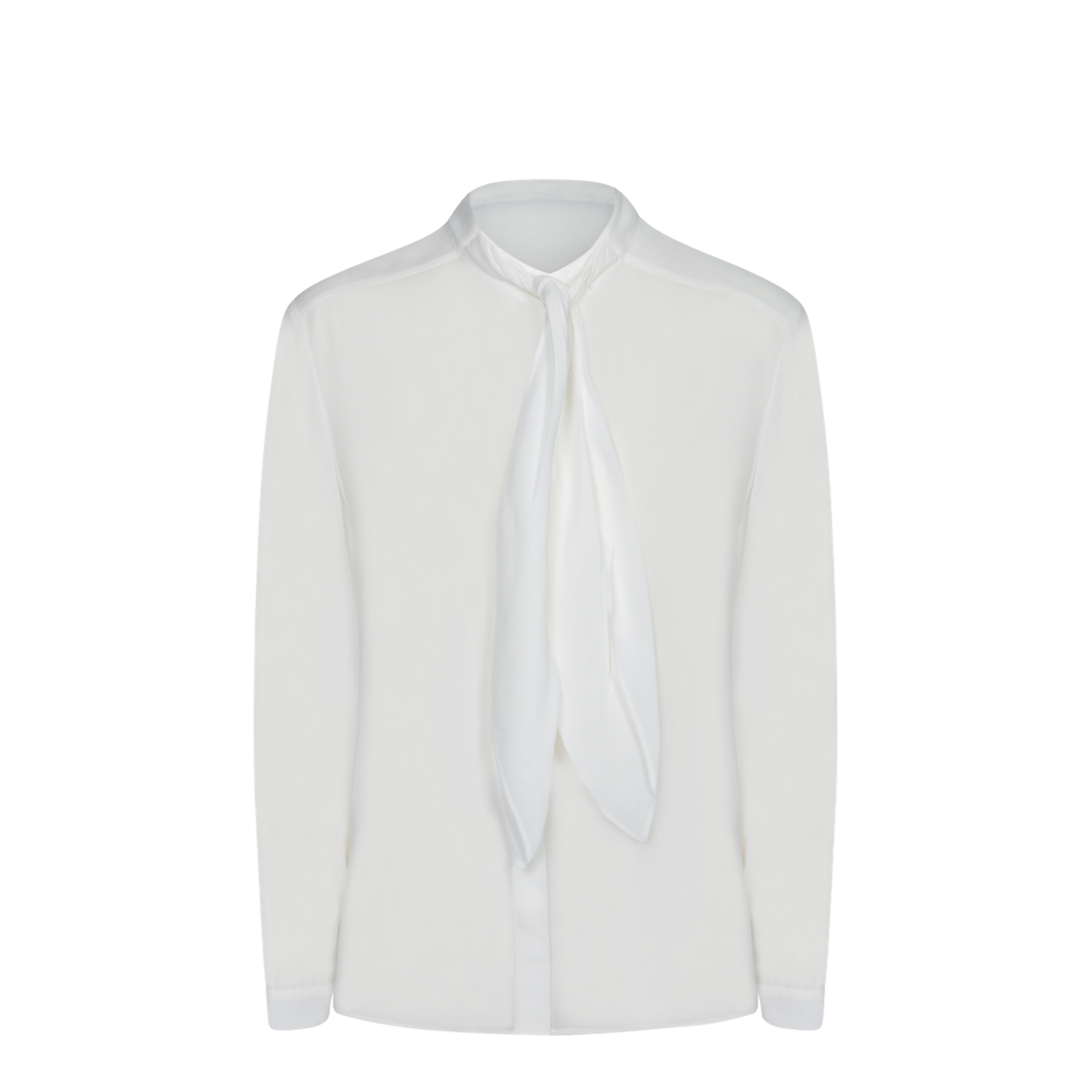 Blouse With Bow Detail Shirts White
