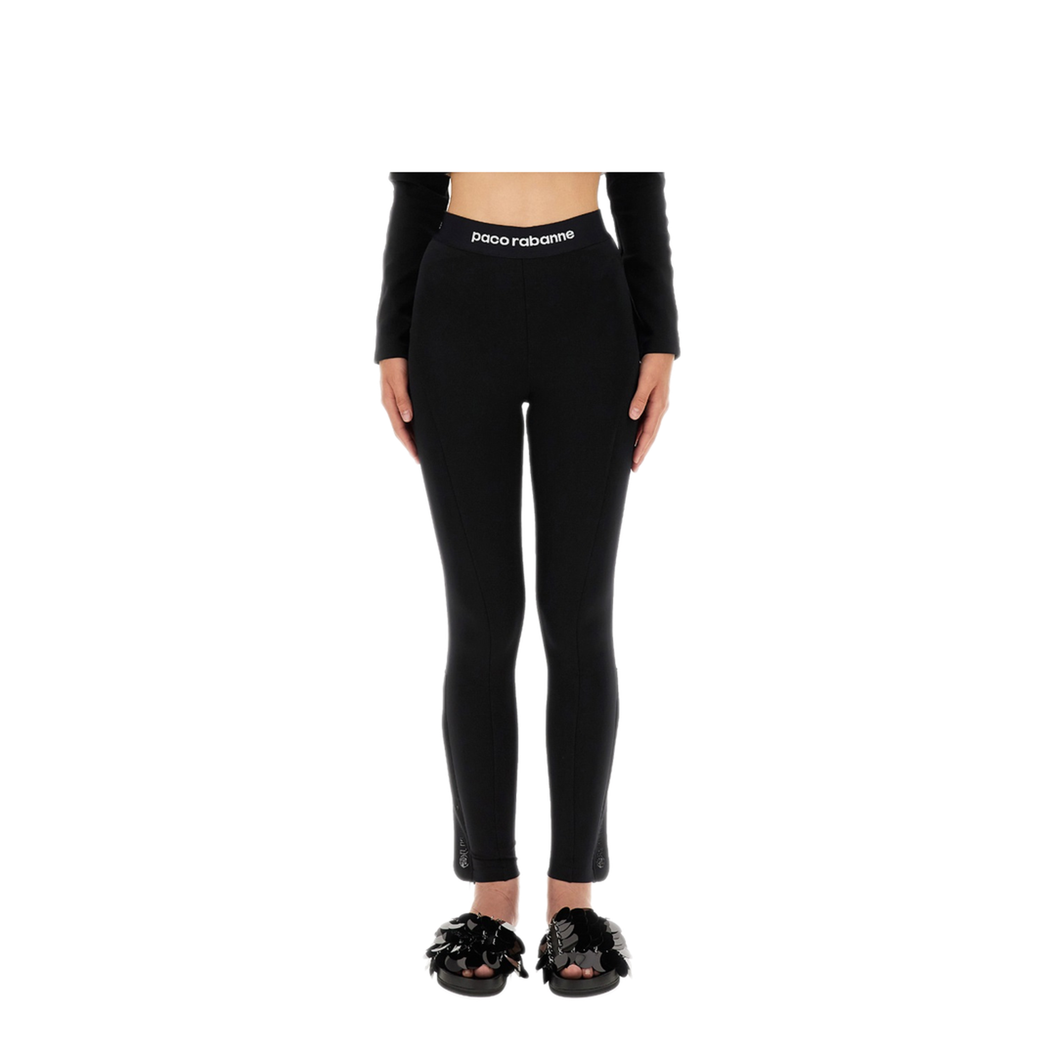 MAYFEYR - PACO RABANNE - Pants With Logo - 23AJPA288PA0092P001