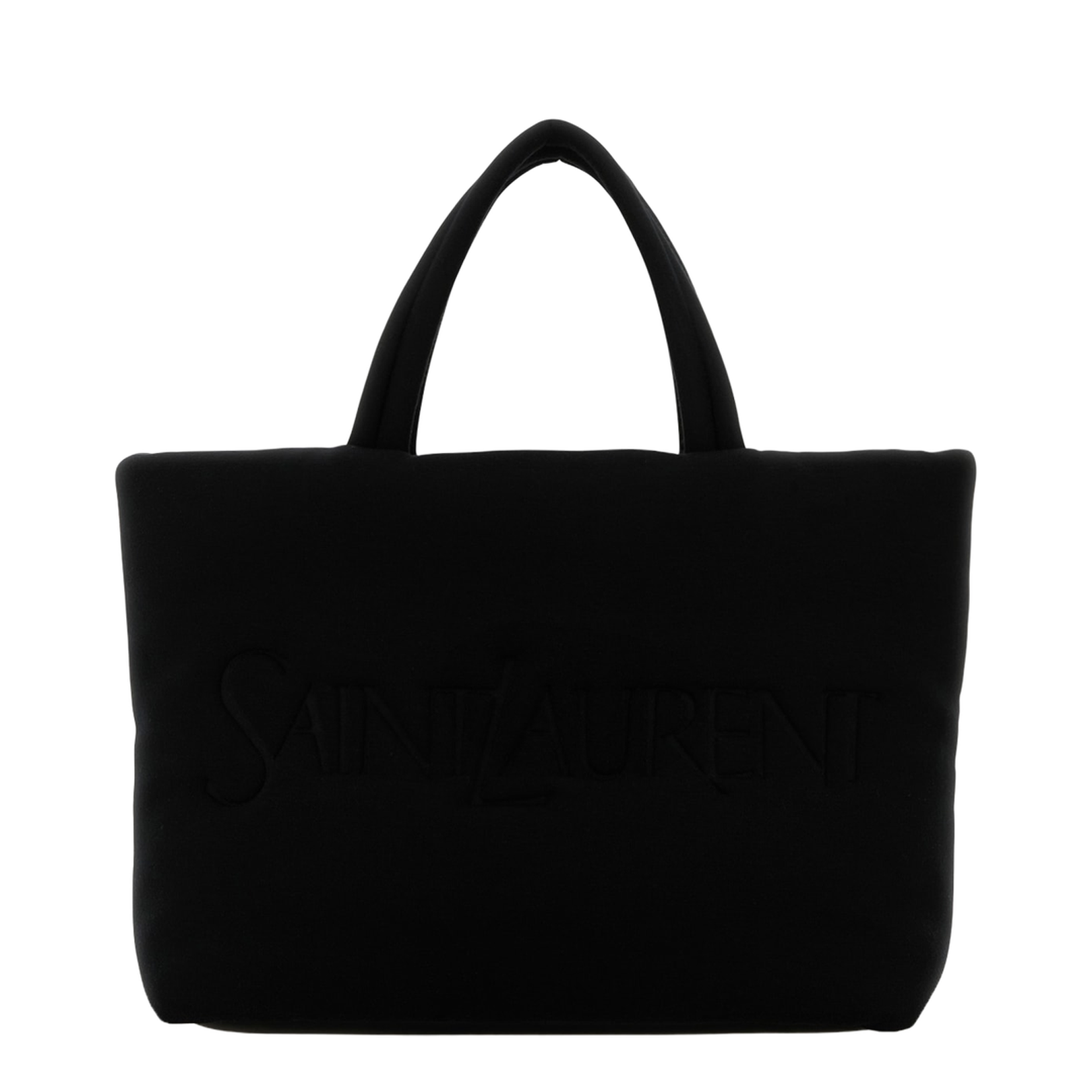Embossed Wool Tote Bag