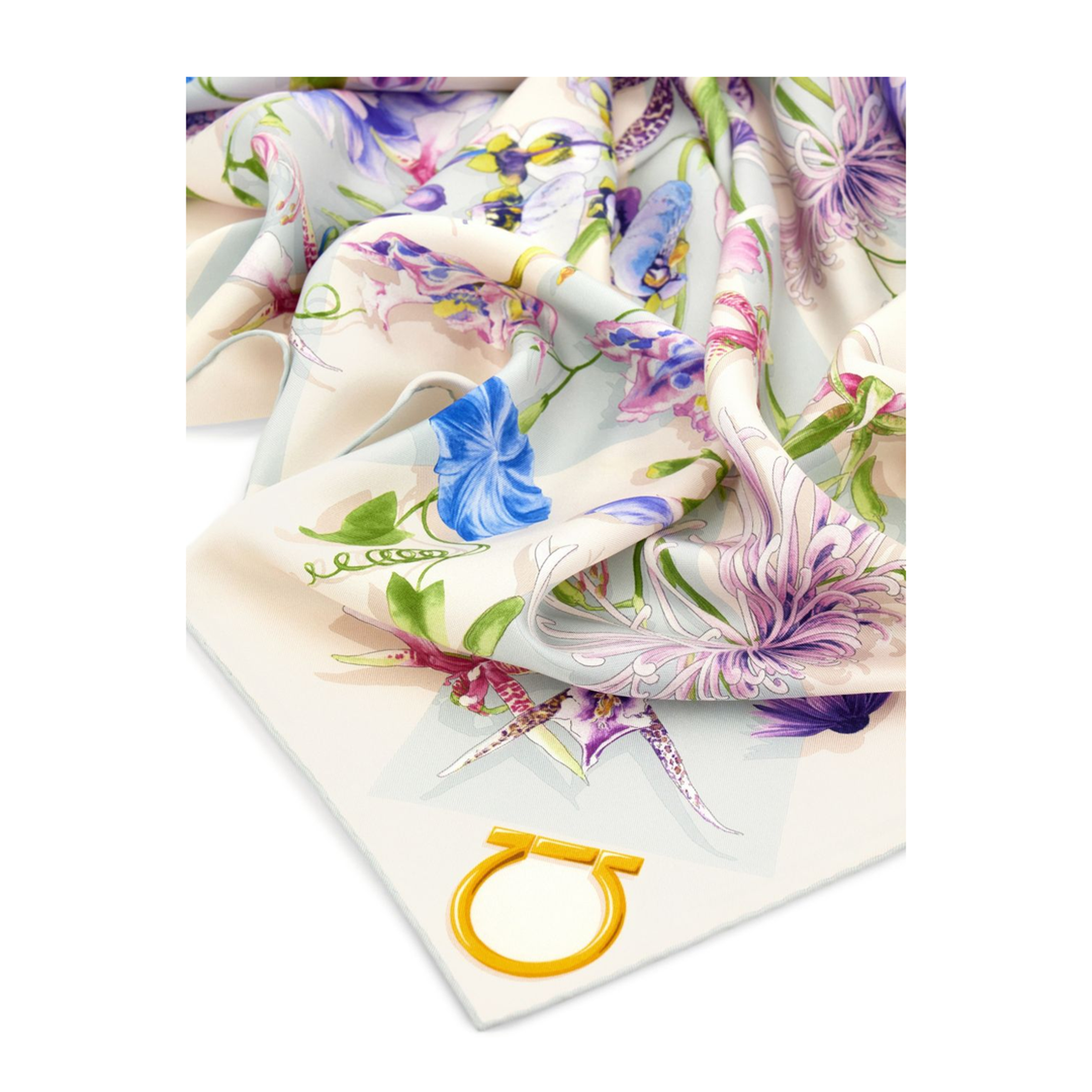 MAYFEYR - Ferragamo - Clear Blue Scarfs - 310225789917003