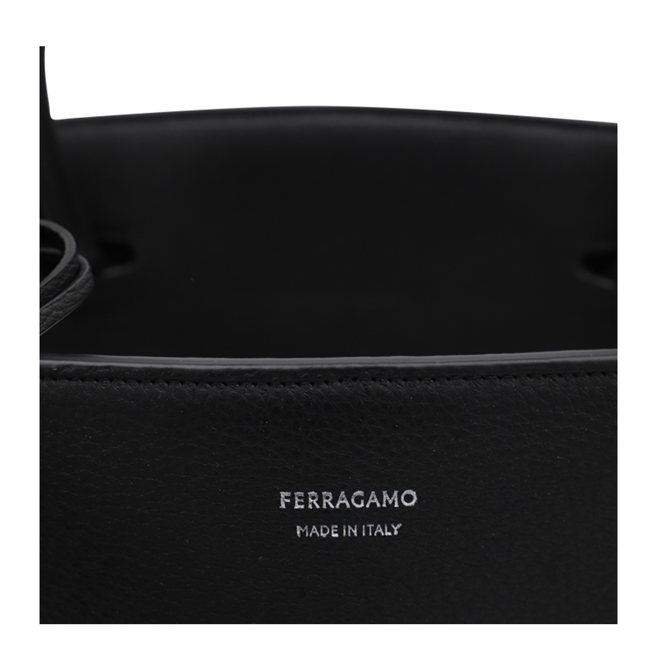 Black Leather Top Handle Bag
