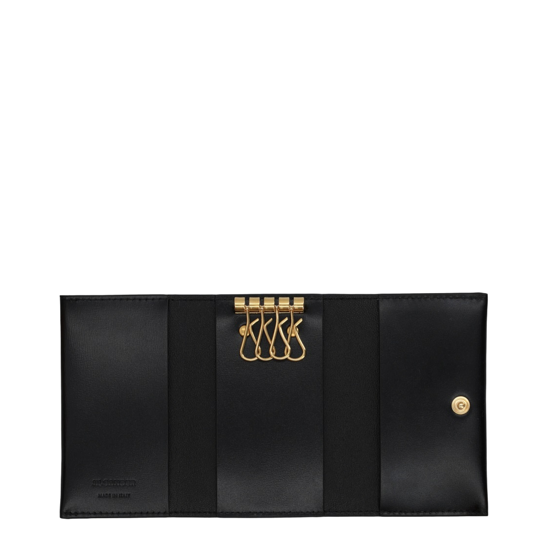 Leather Keychain Clutch Bag