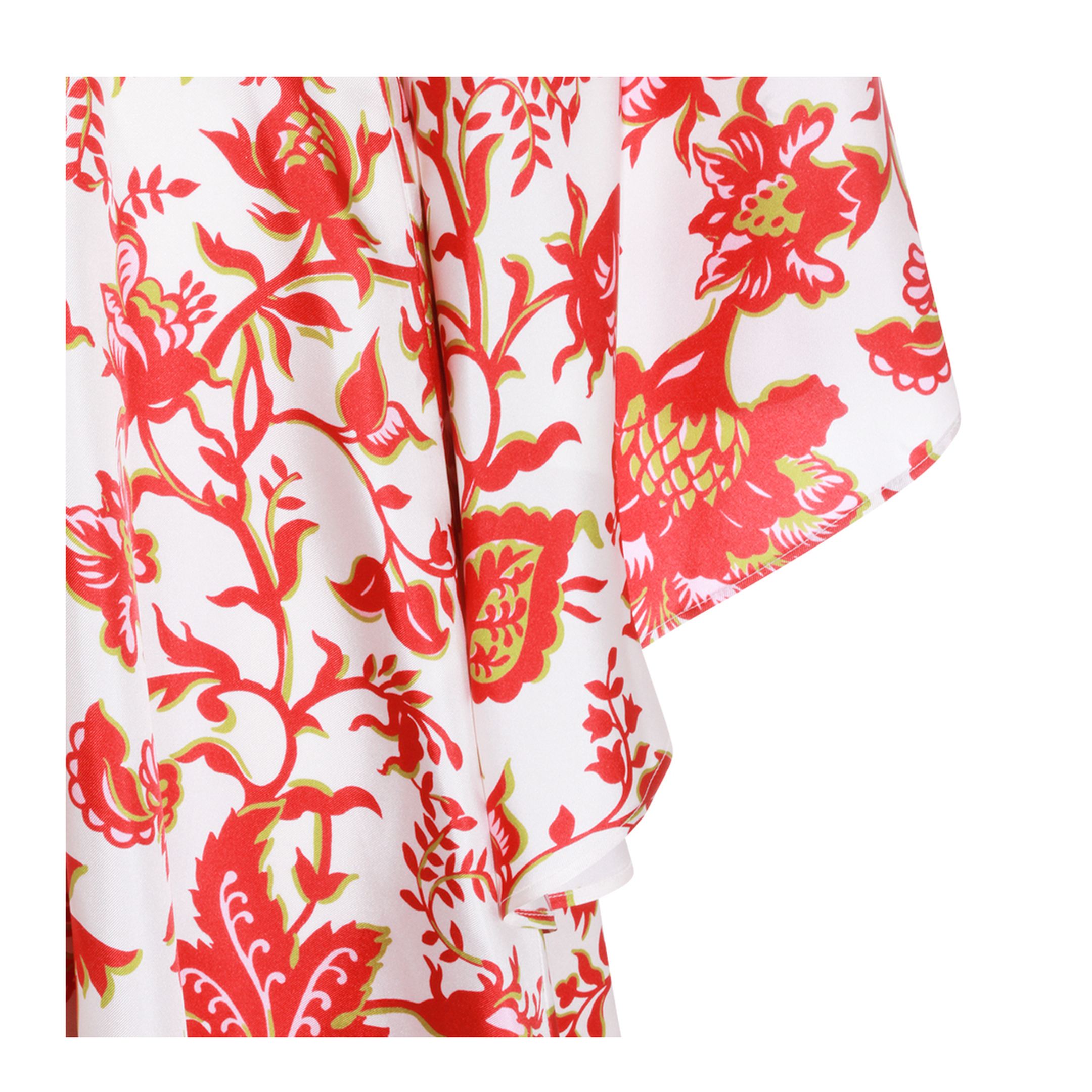 Cotton Mini Dress Red/White