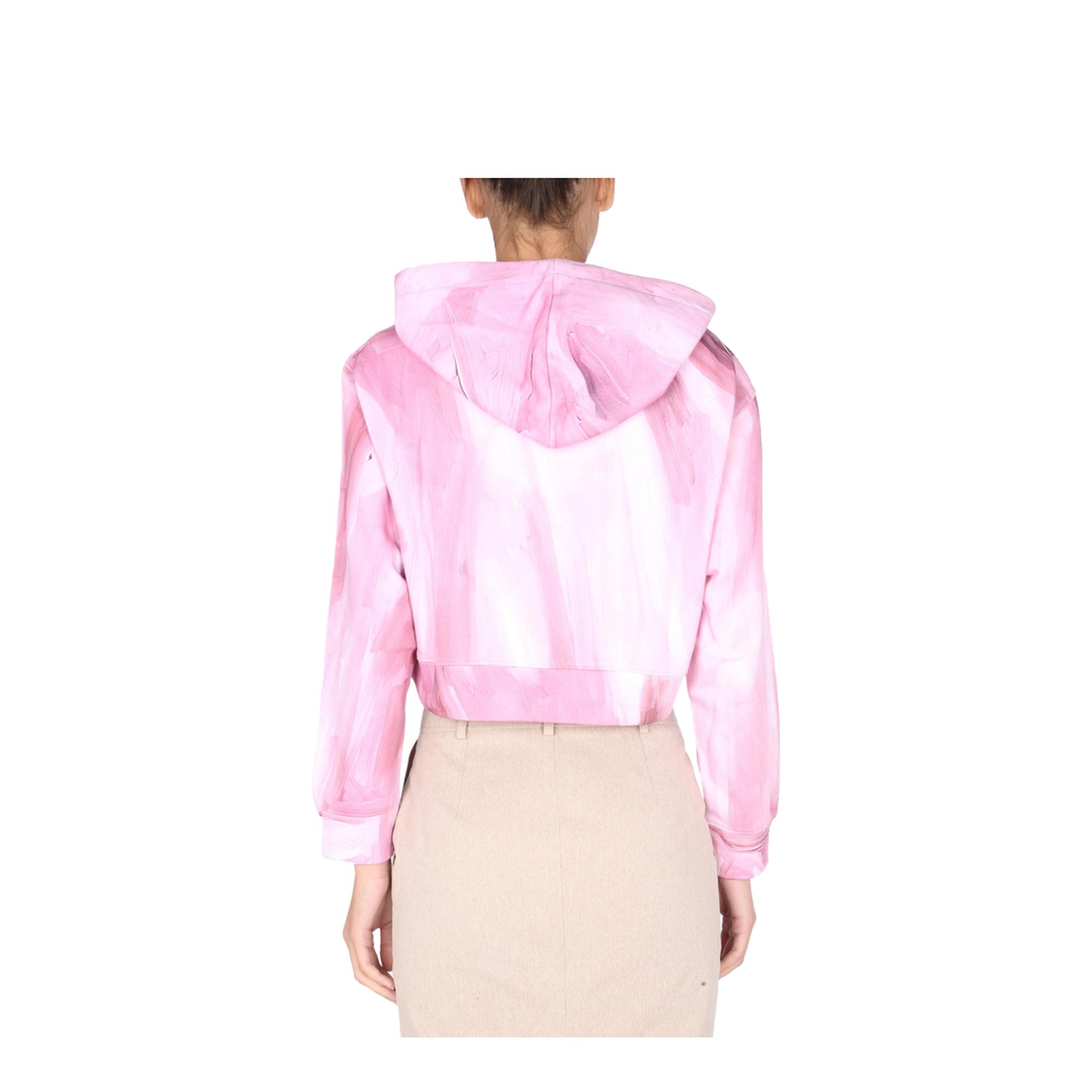 Art Theme Cropped Sweatshirt