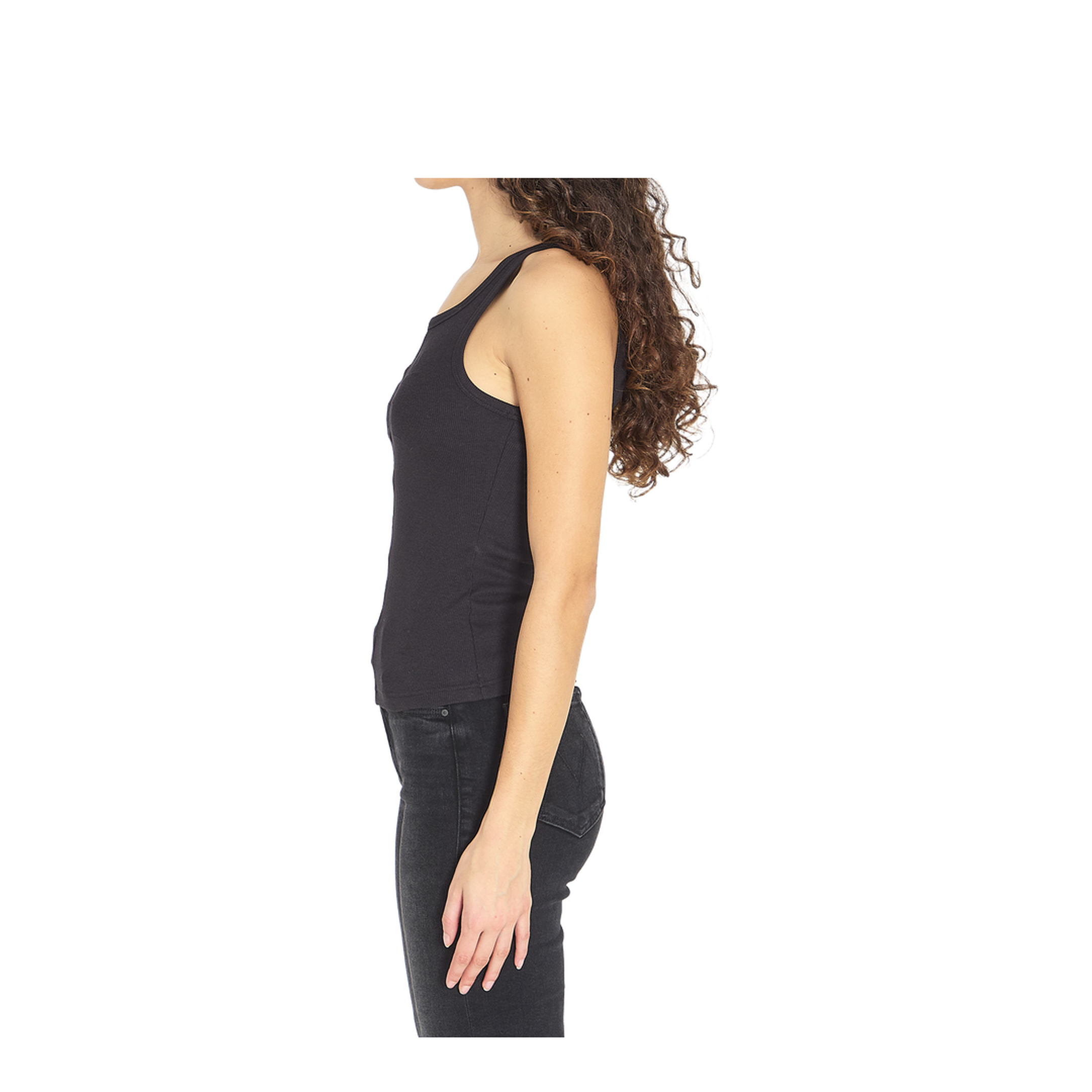 MAYFEYR - Alaia - Cotton Tank Top Black - AA9H1389J085C995