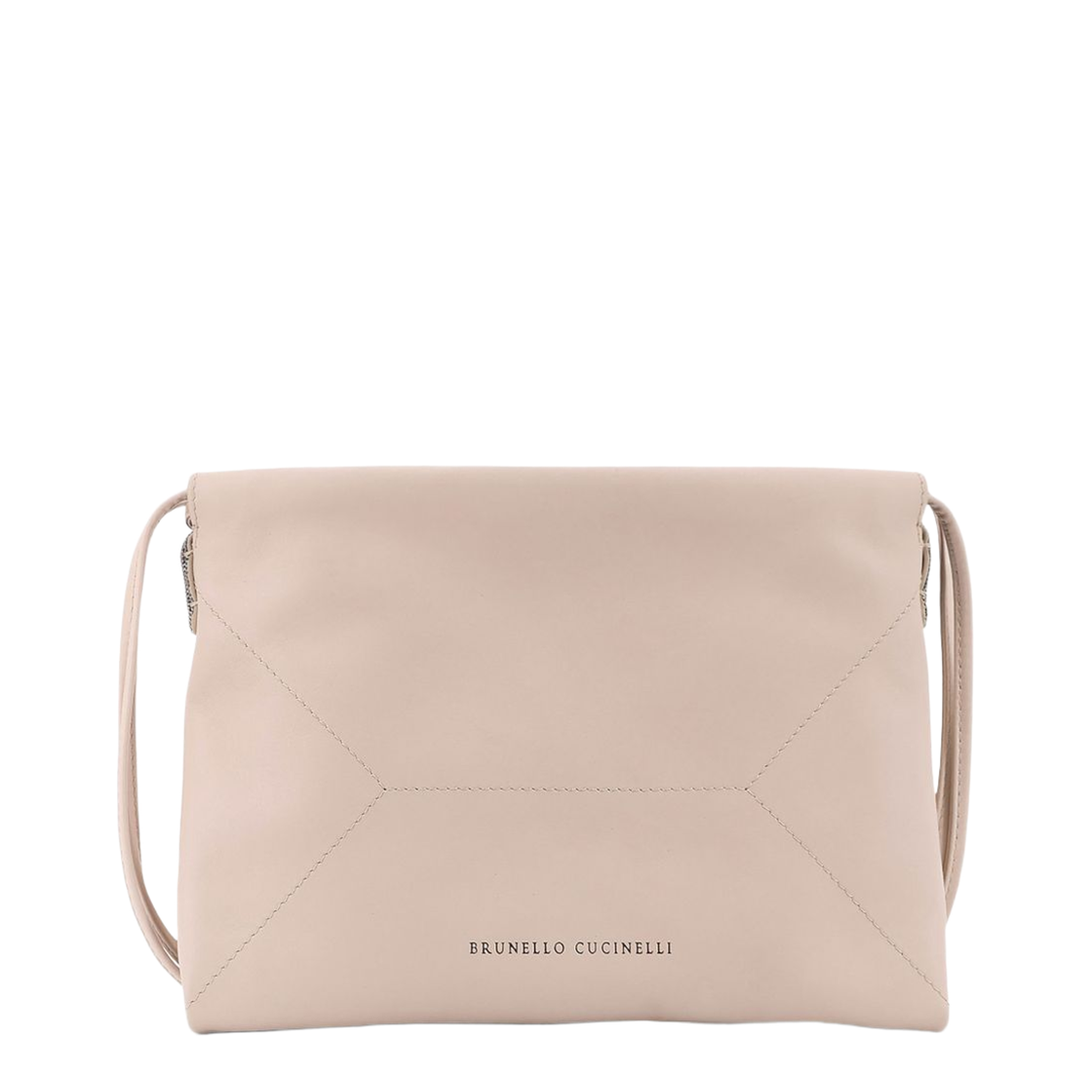 Duo Leather Shoulder Bag - Light Pink