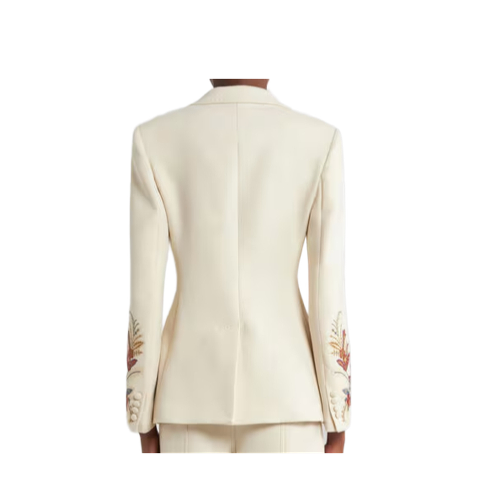 Cool Wool Jacket with Embroidery