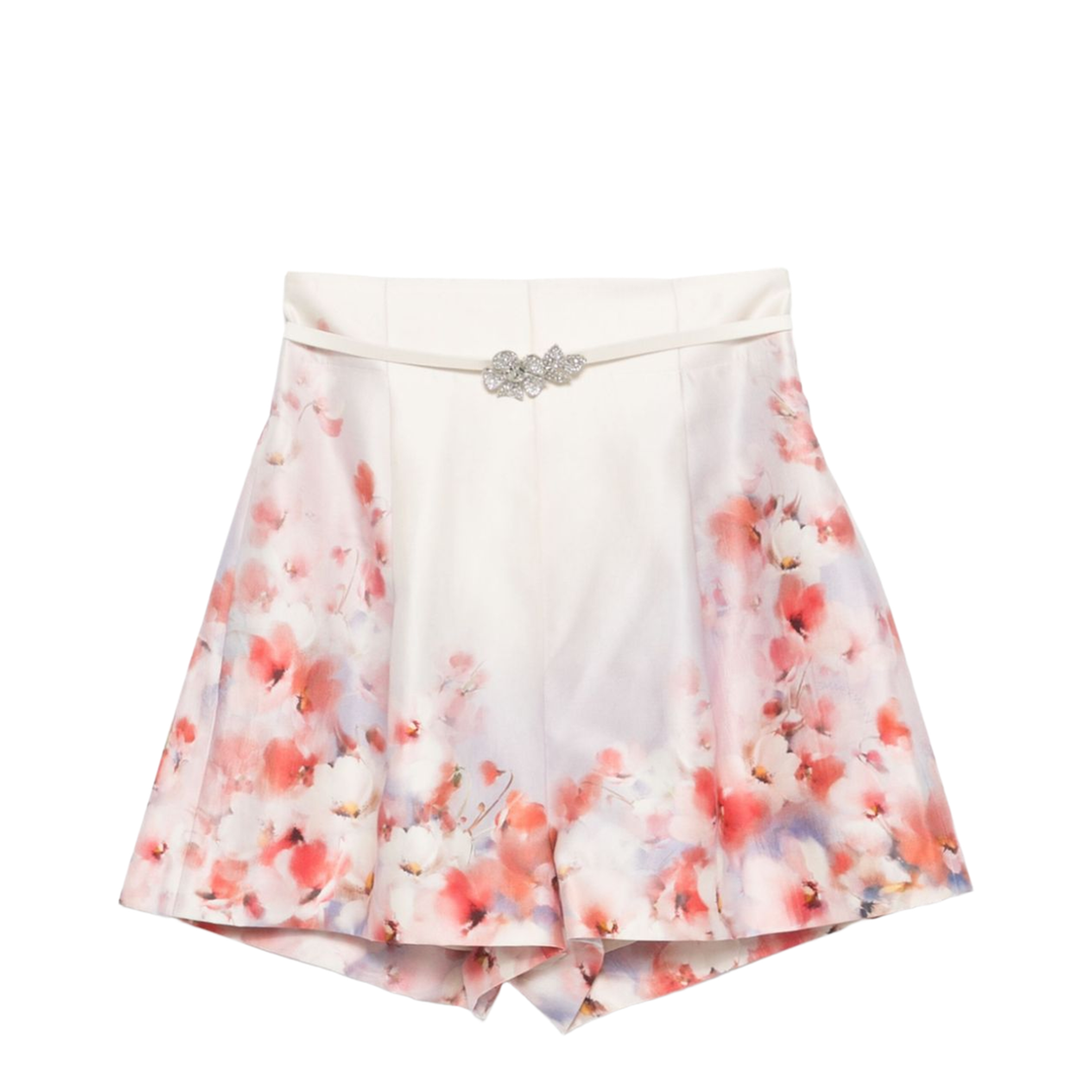 Crush Silk Blend Shorts
