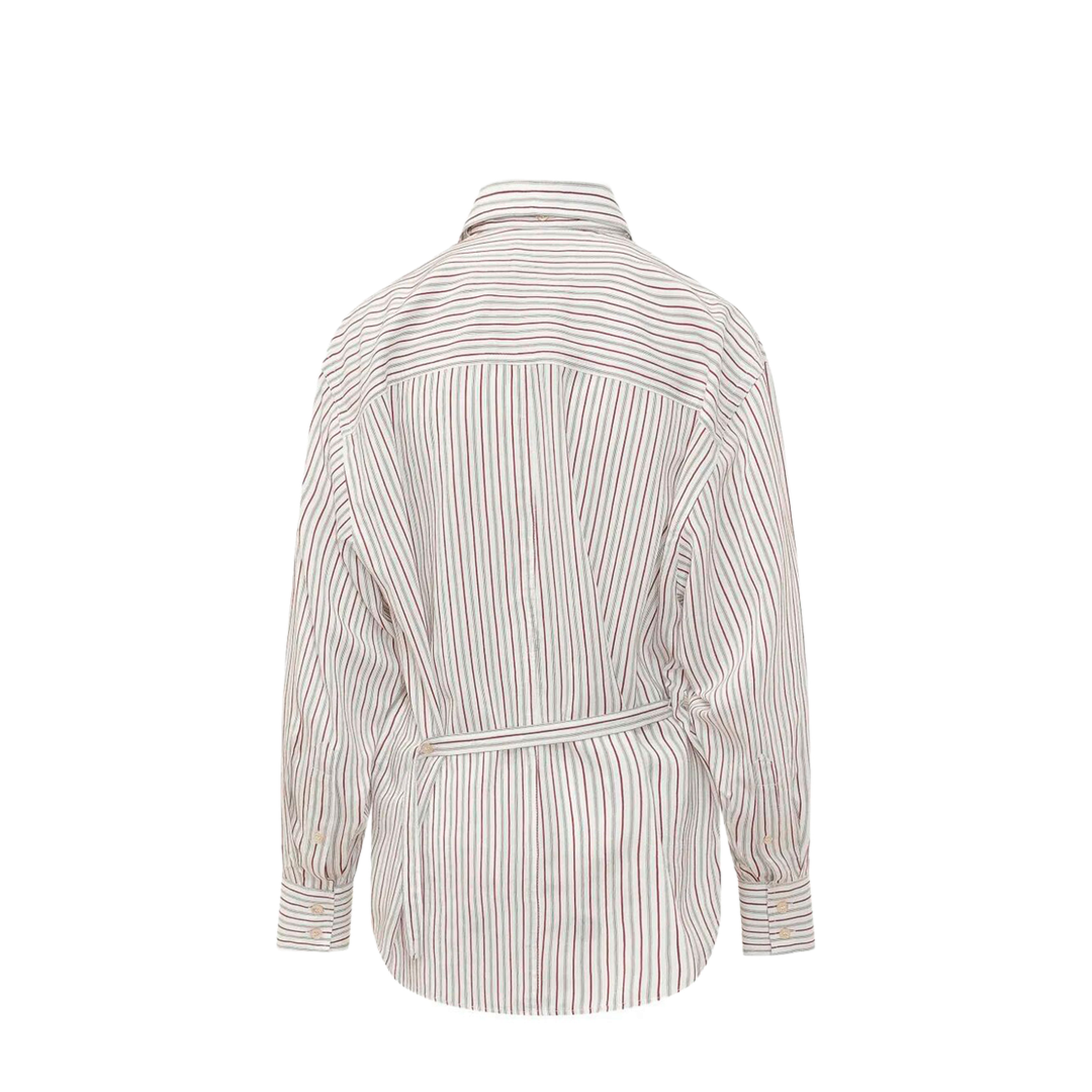 MAYFEYR - Isabel Marant - Aurora Cotton And Silk Striped Shirt - CH0262FBD1I01I