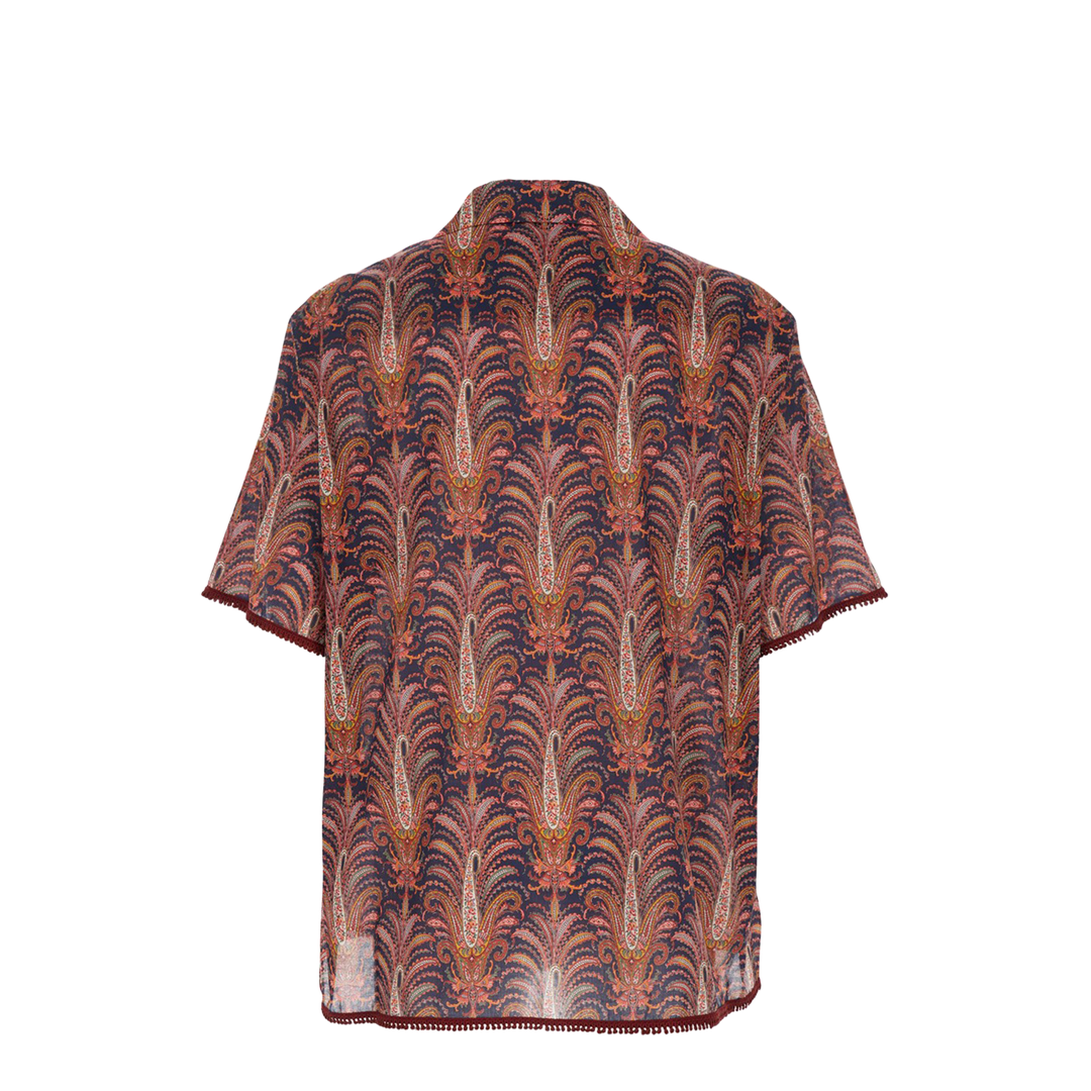 Cotton Shirt With Graphic Print