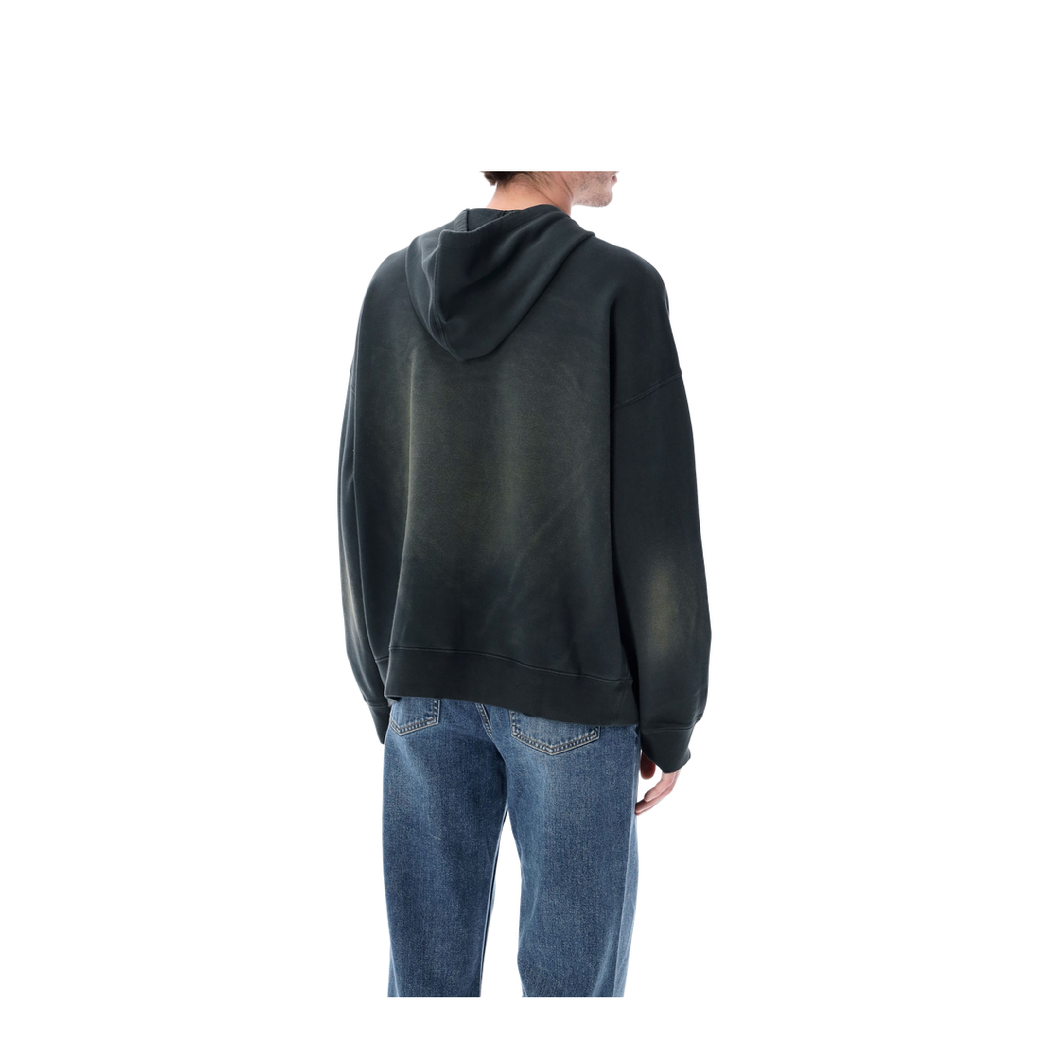 Sweatshirt with Bleached Effect