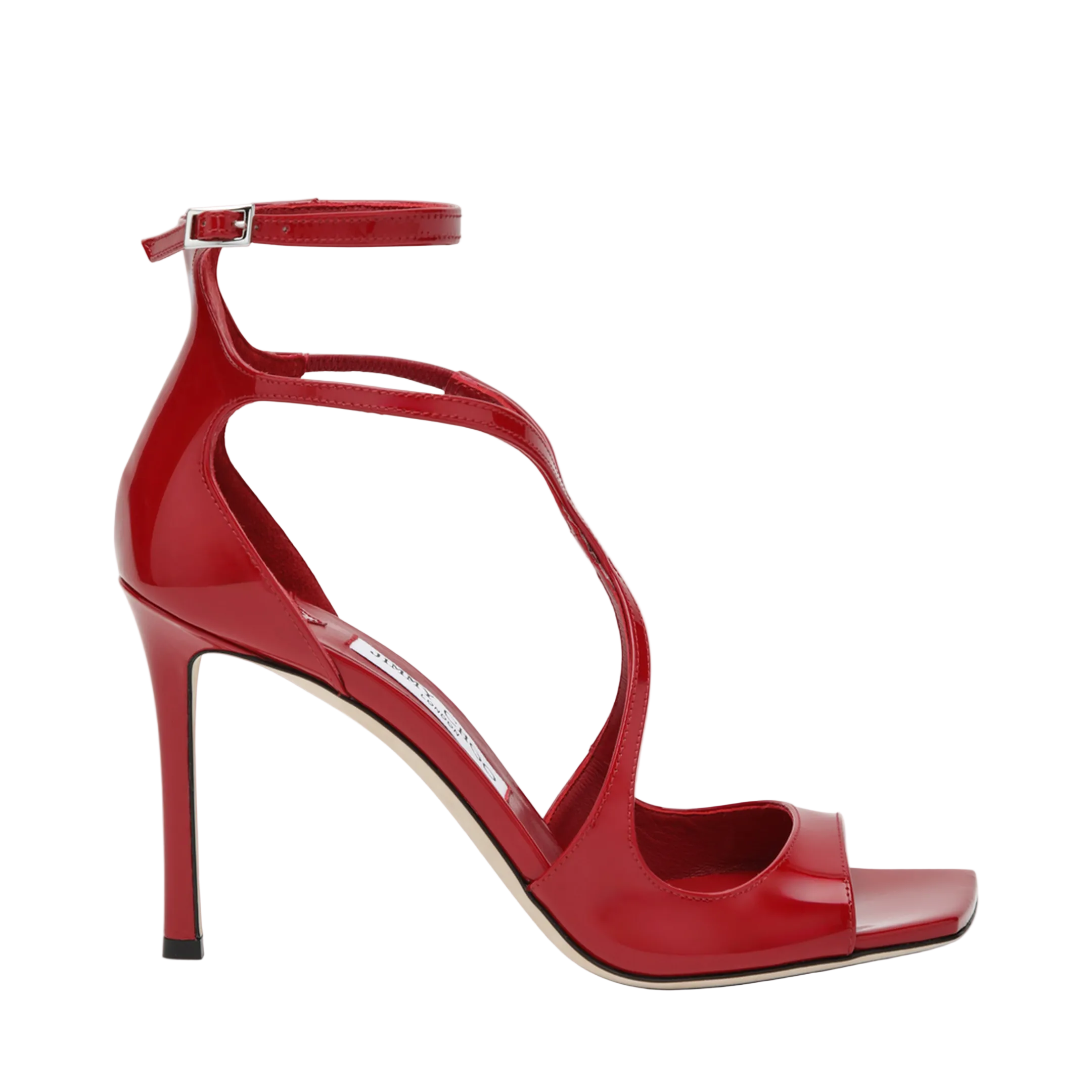 MAYFEYR - Jimmy Choo - Azia Sandals In Red Patent Leather - AZIA95PAT061903