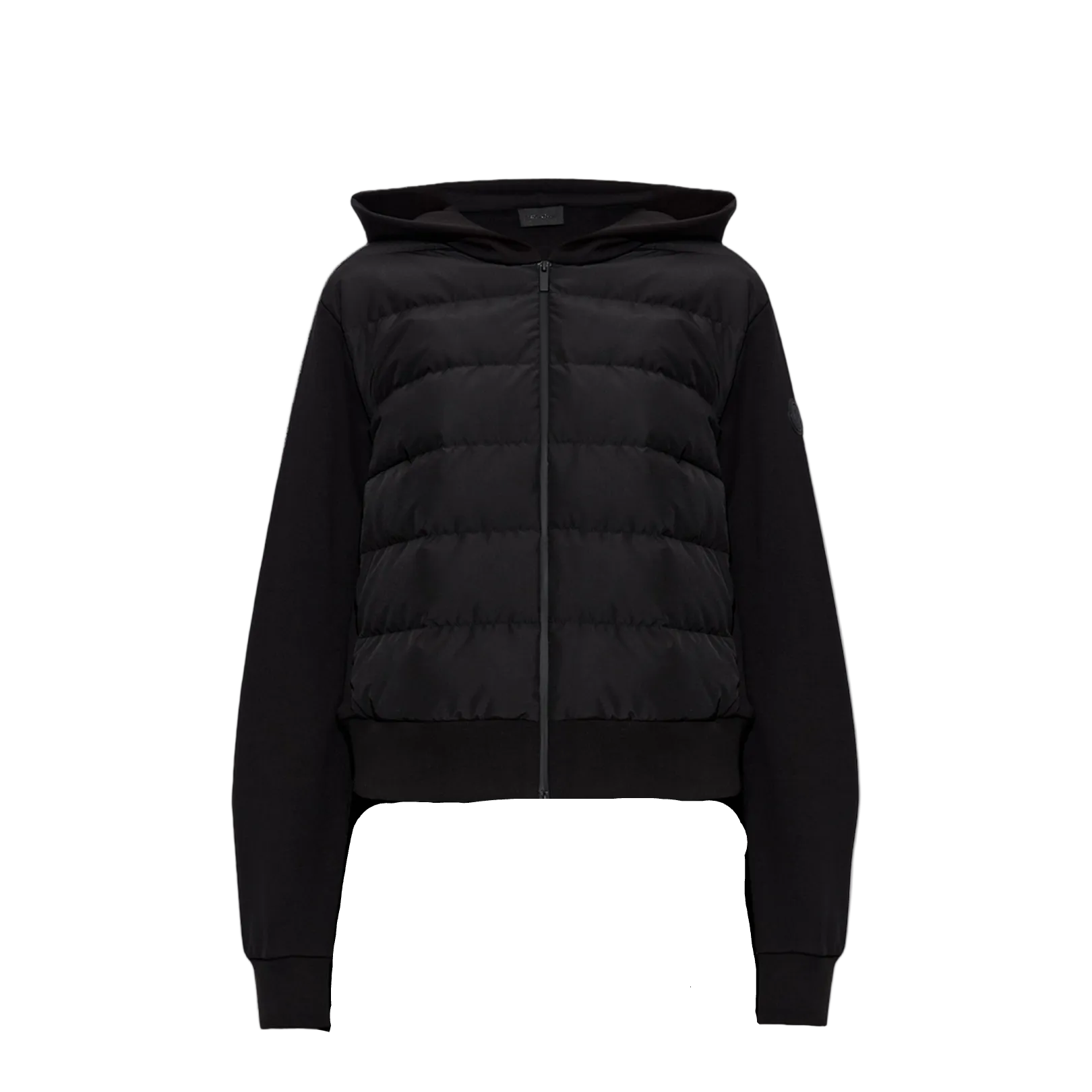 Black Hooded Zip Sweatshirt