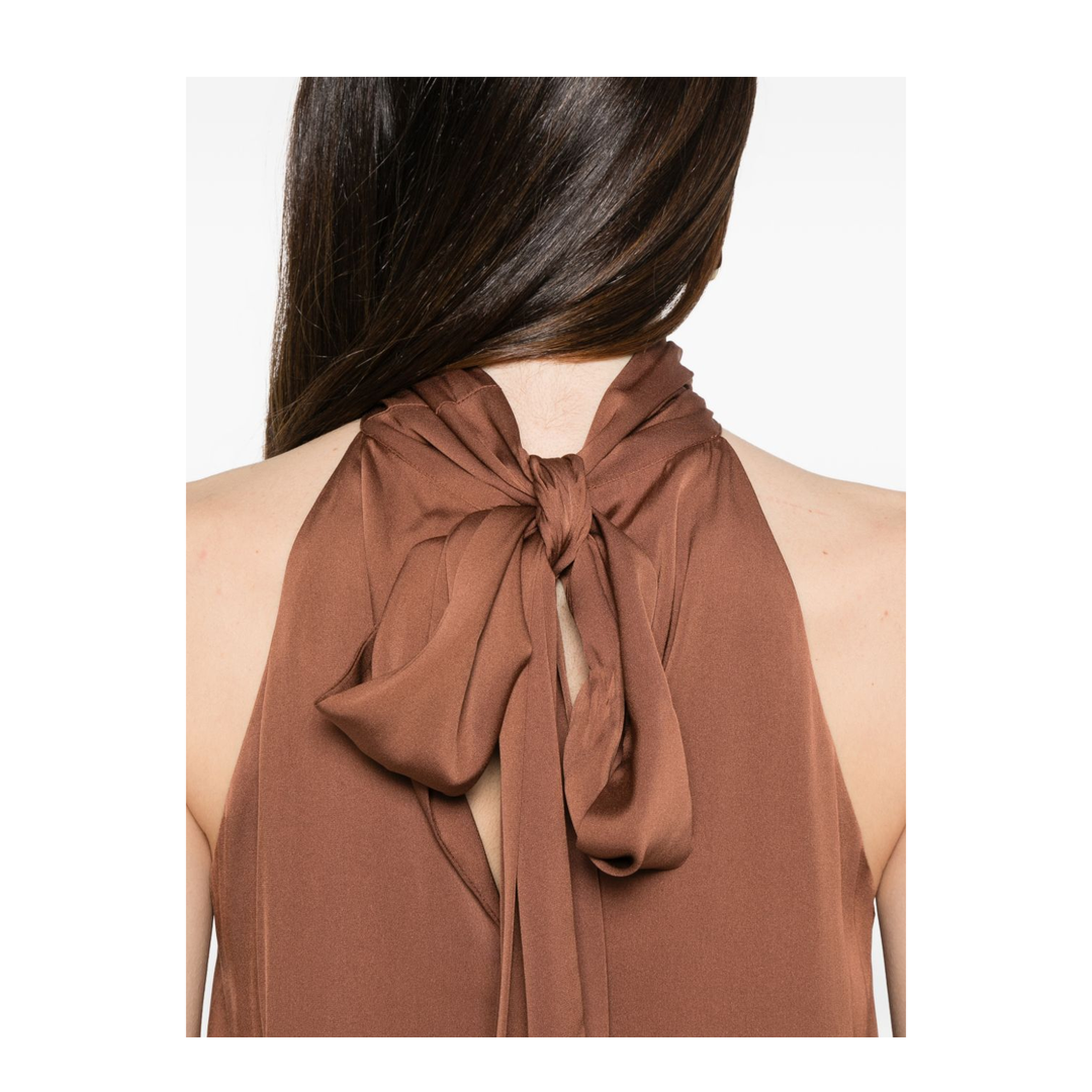 MAYFEYR - Silk95Five - Silk Top Brown - 26080VILLETTEN92