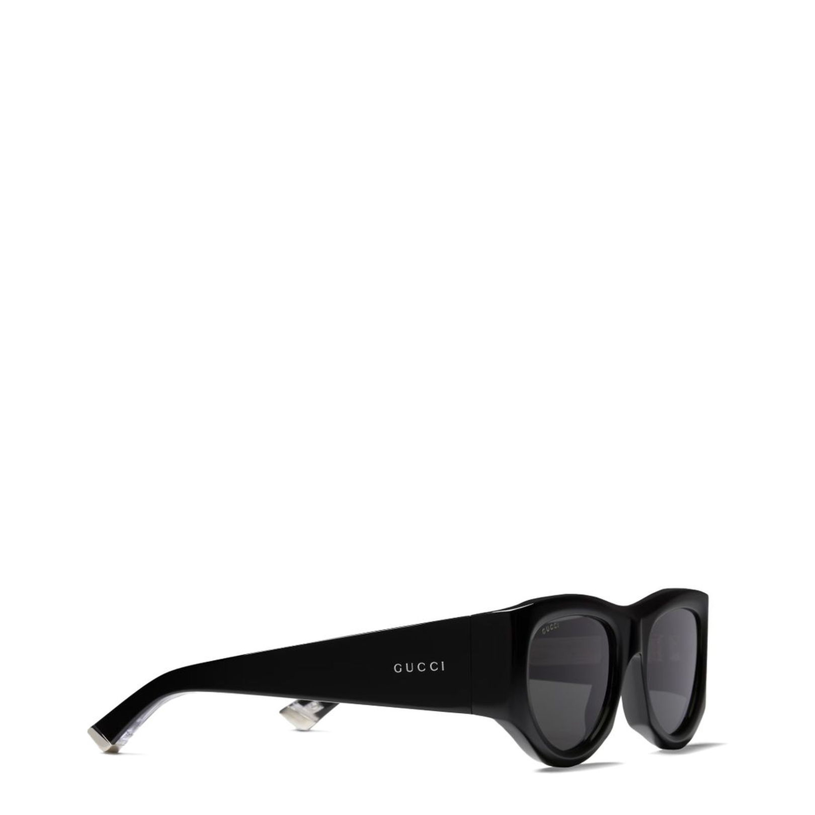 Rectangular-Frame Sunglasses in Black