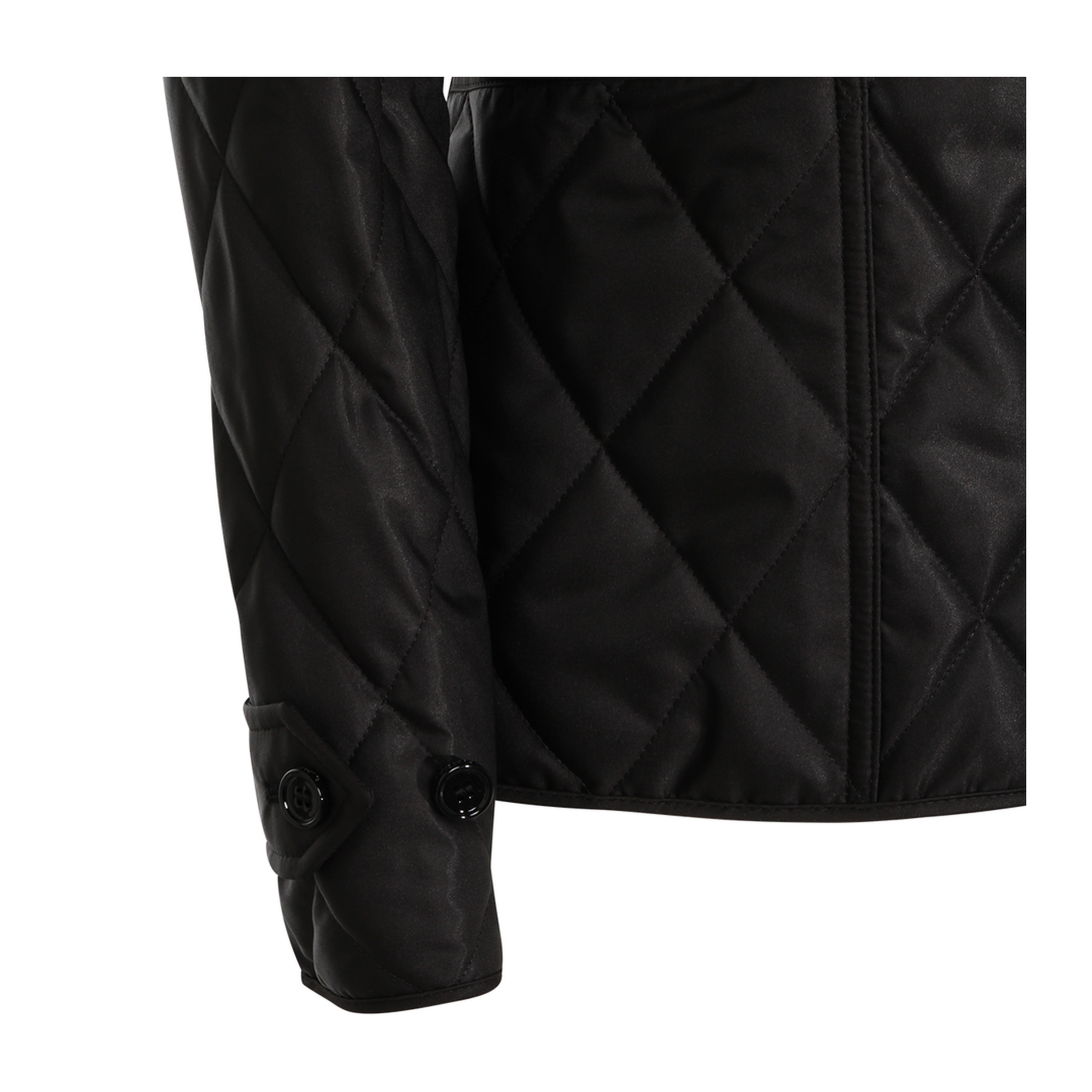 Quilted Jacket In Black
