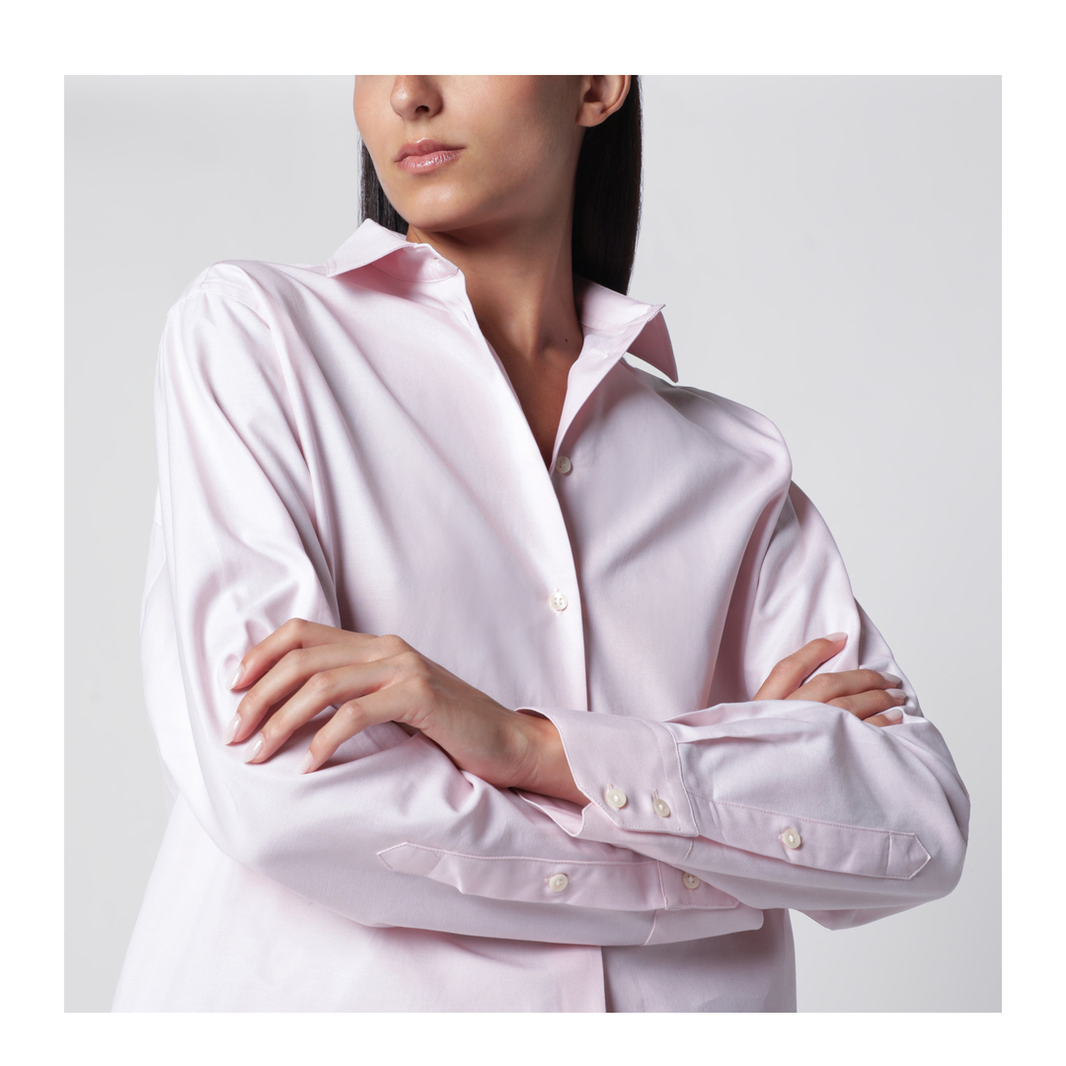 MAYFEYR - Róhe - Pink Cotton Button Down Shirt - 412-19-099CO962