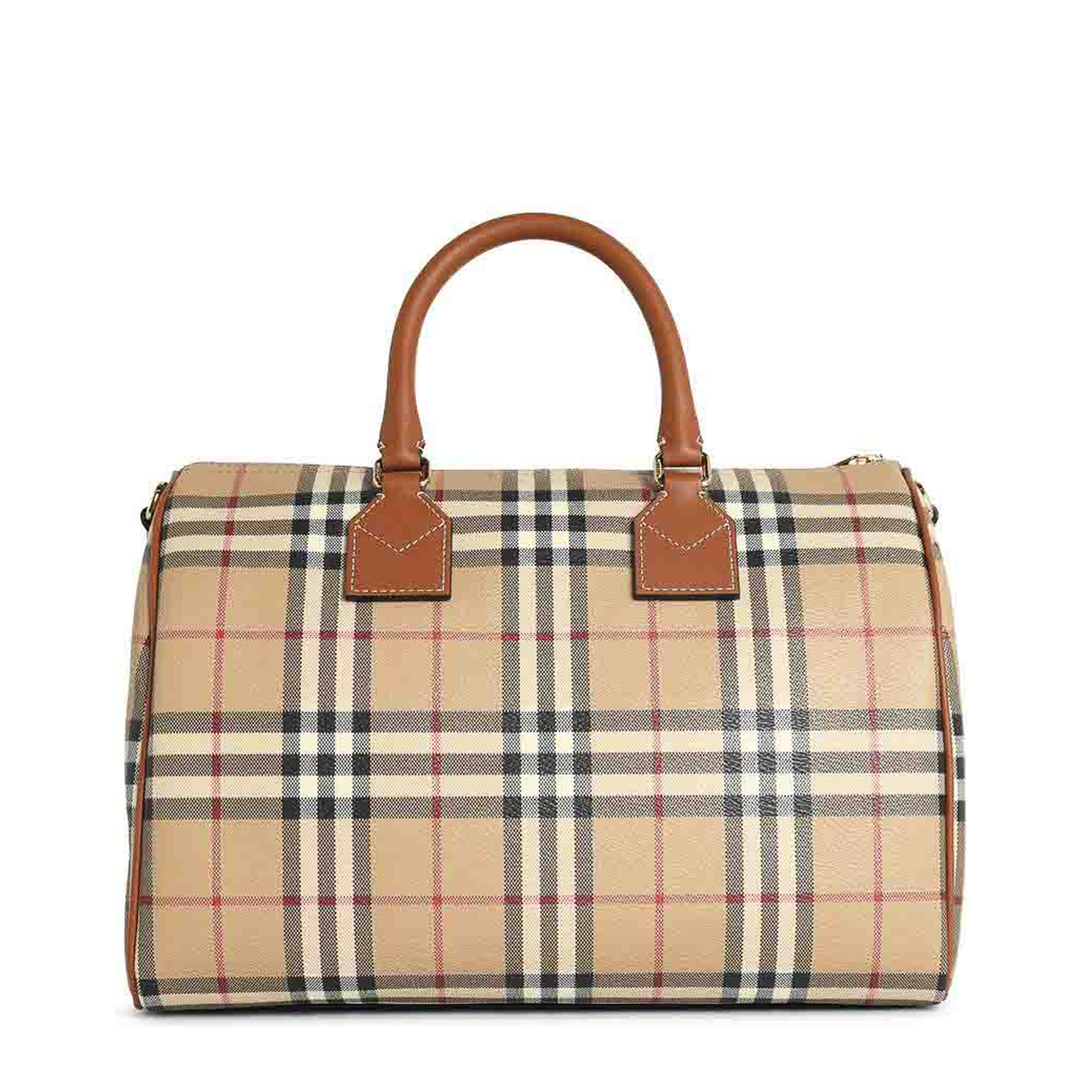 MAYFEYR - Burberry - Medium Bag In Briar Brown Cotton Blend - 8119049