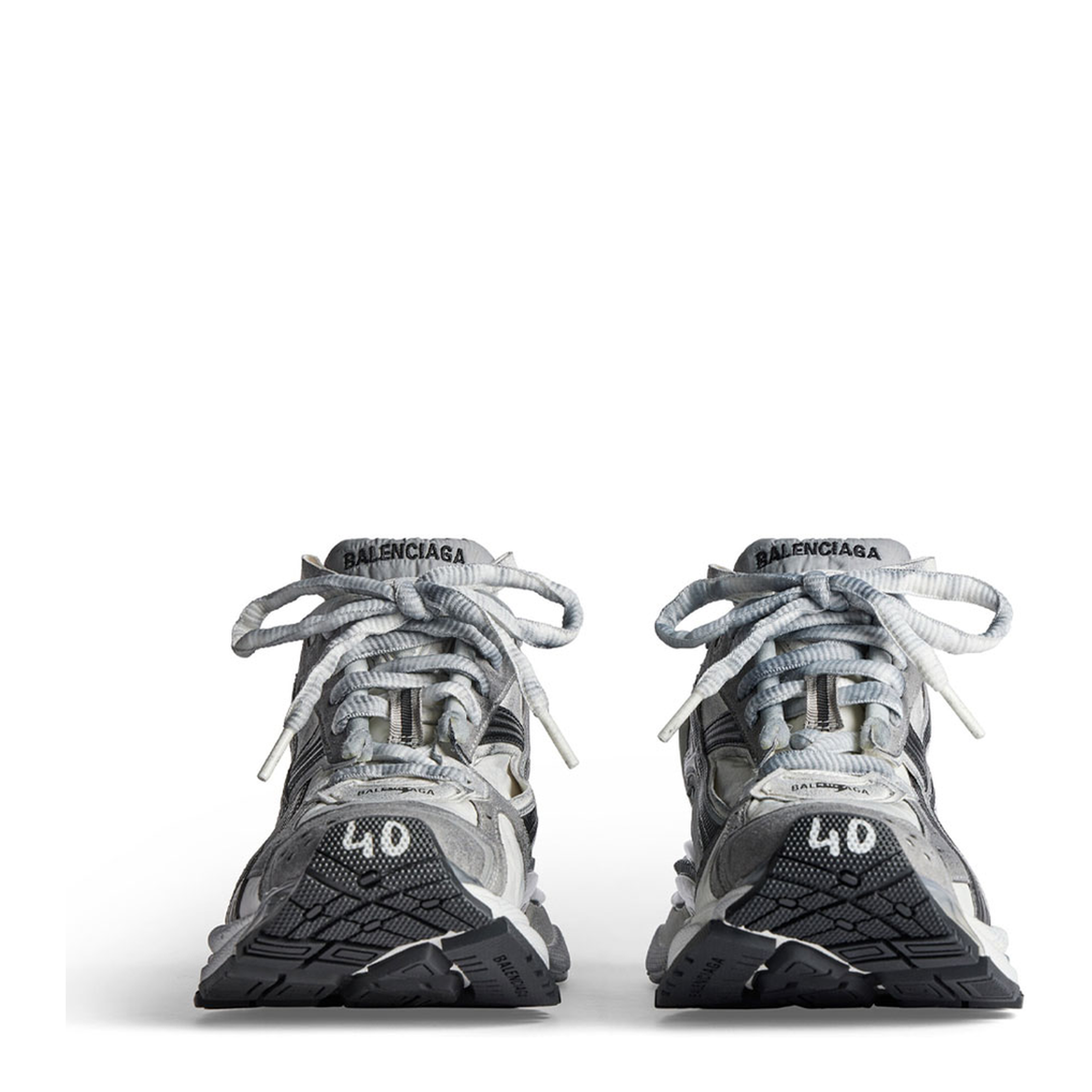 MAYFEYR - Balenciaga - Nylon And Suede-Like Fabric Runner Sneakers - 772774W3RNY