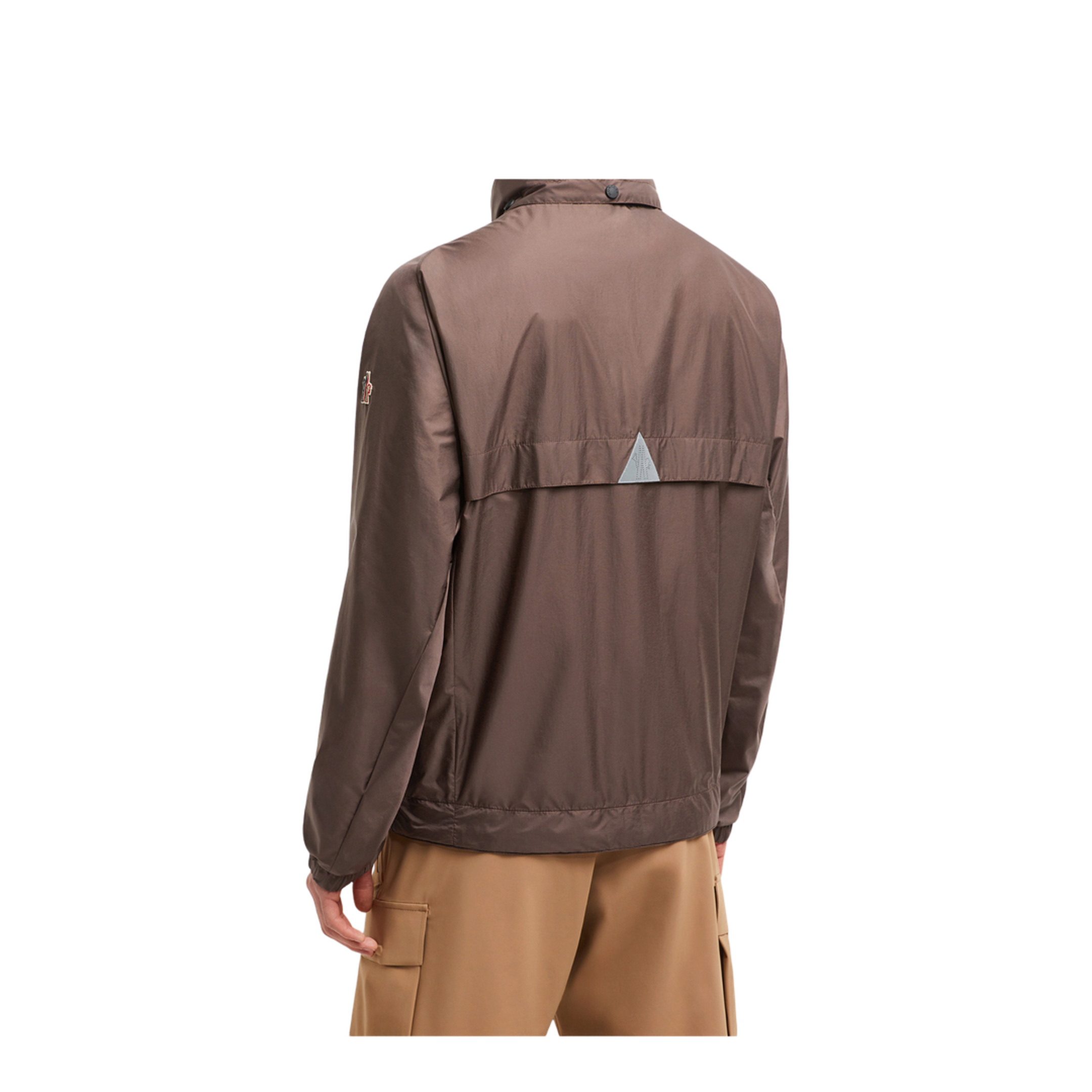 Brown Negara Packable Hooded Windbreaker