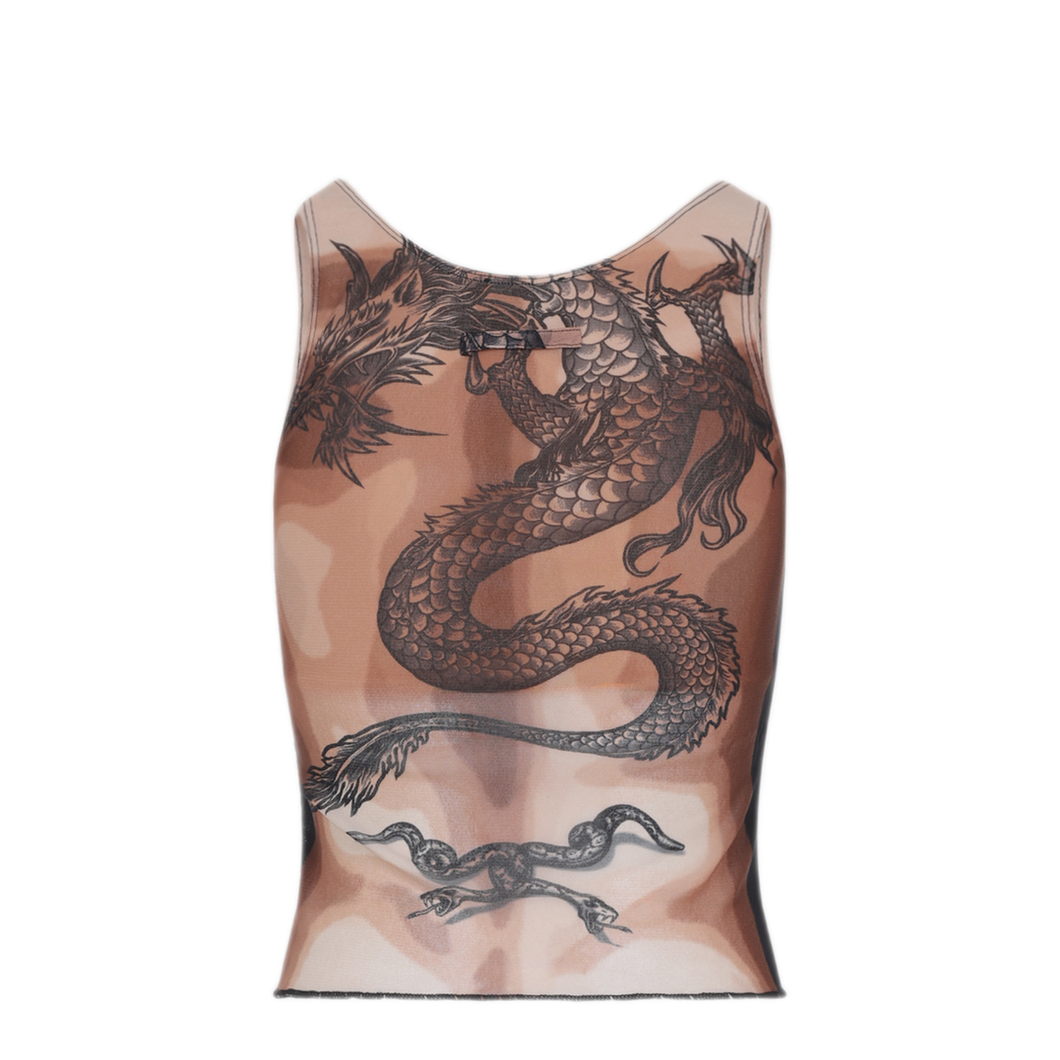 MAYFEYR - Jean Paul Gaultier - Safe Sex Tattoo Top - 2601WTO457M026P636000
