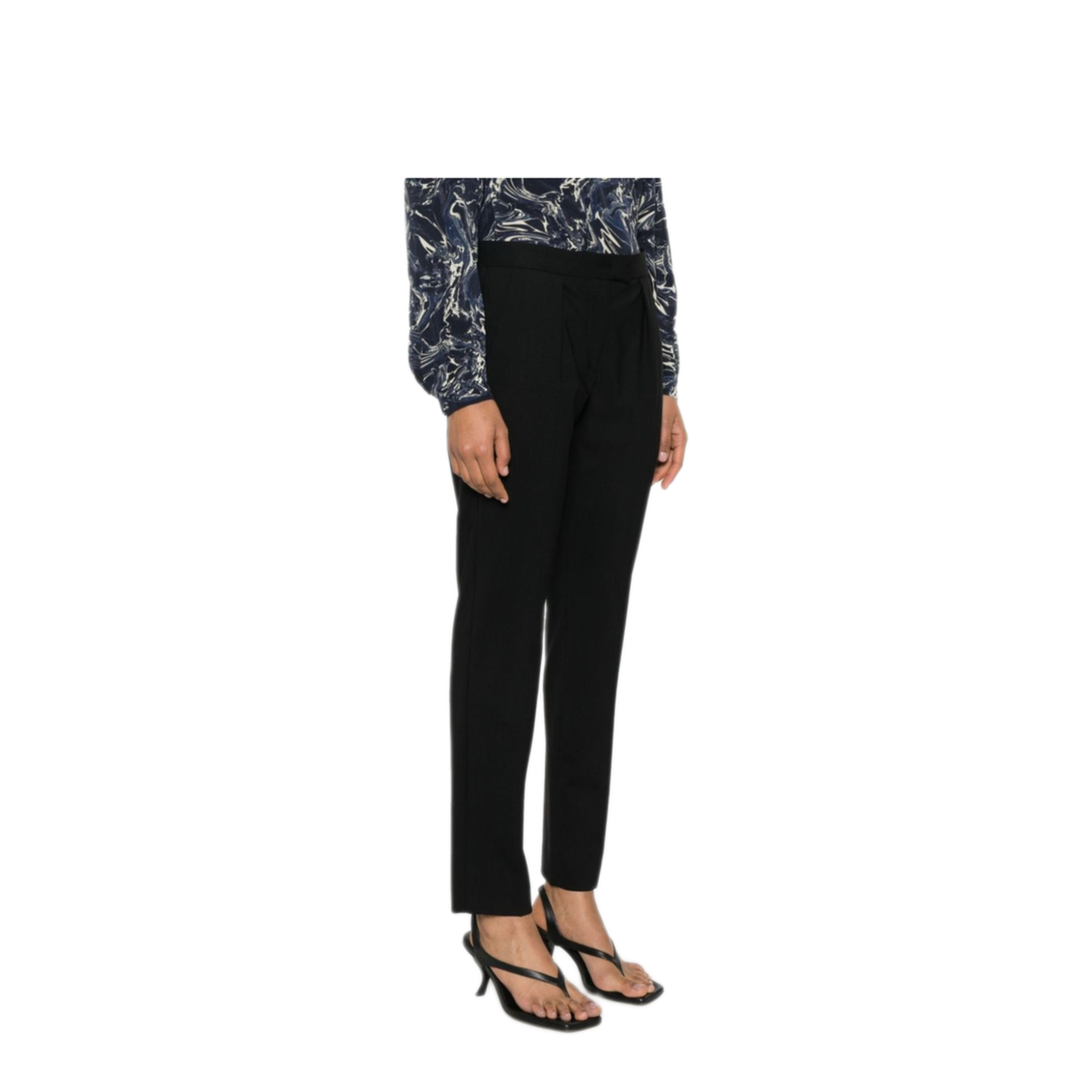 MAYFEYR - Isabel Marant - Nolena Slim-Cut Trousers - PA0288FBB1F01I01BK