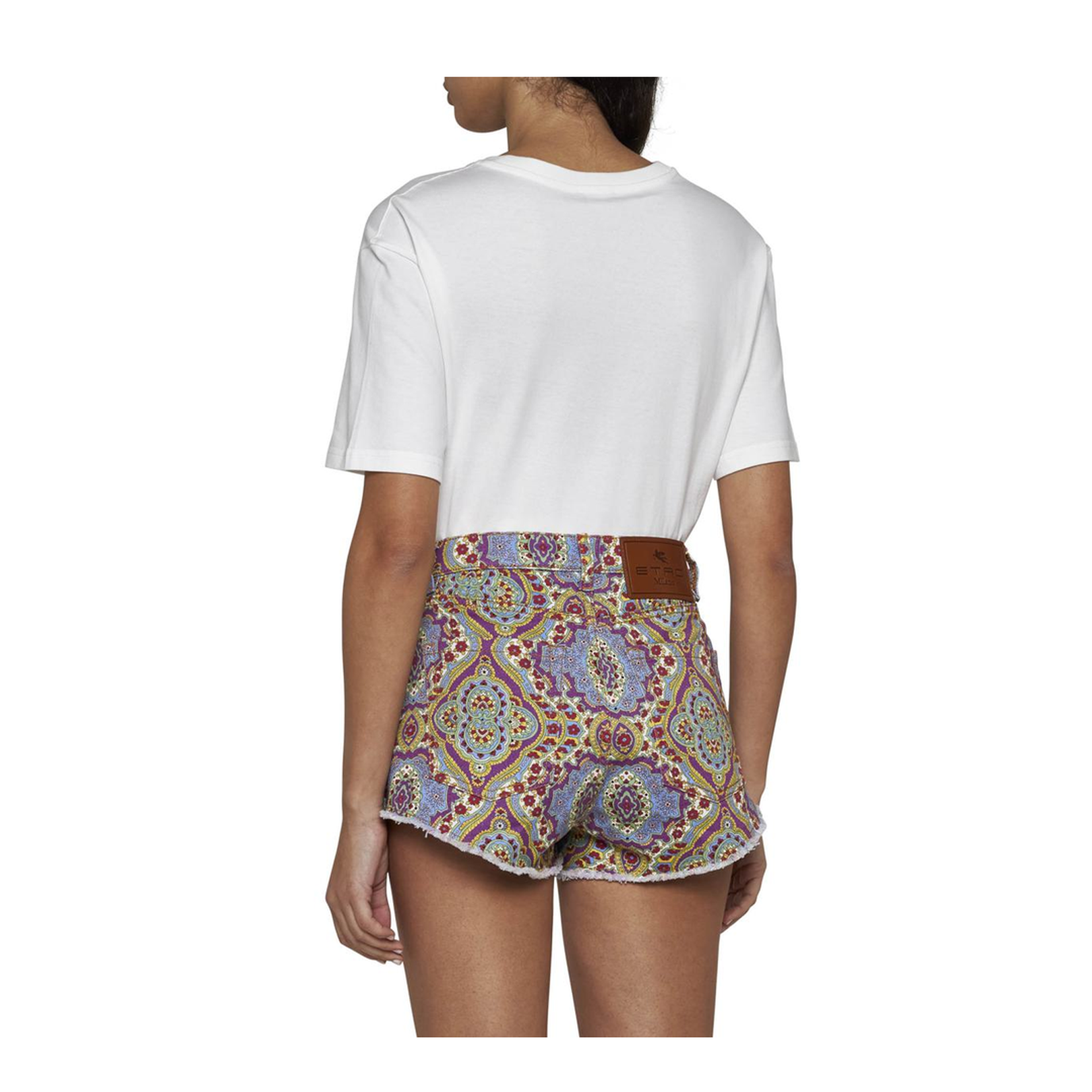 Paisley Print Shorts