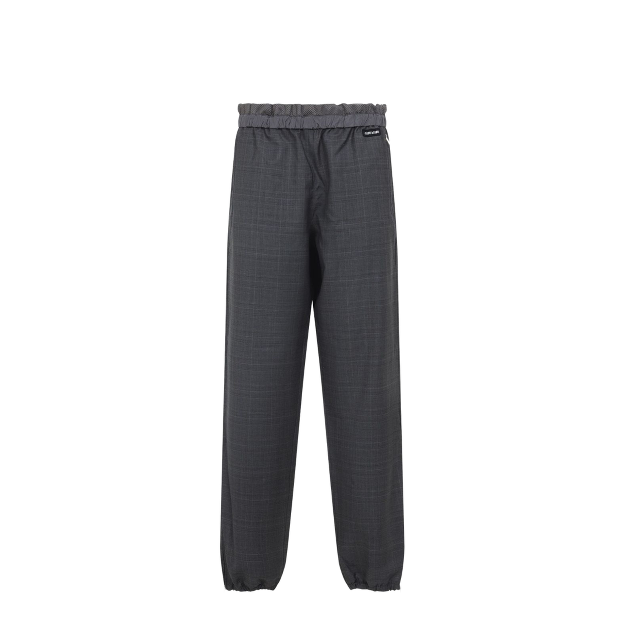 MAYFEYR - Miu Miu - Trousers Grey - MP1874175YF0480