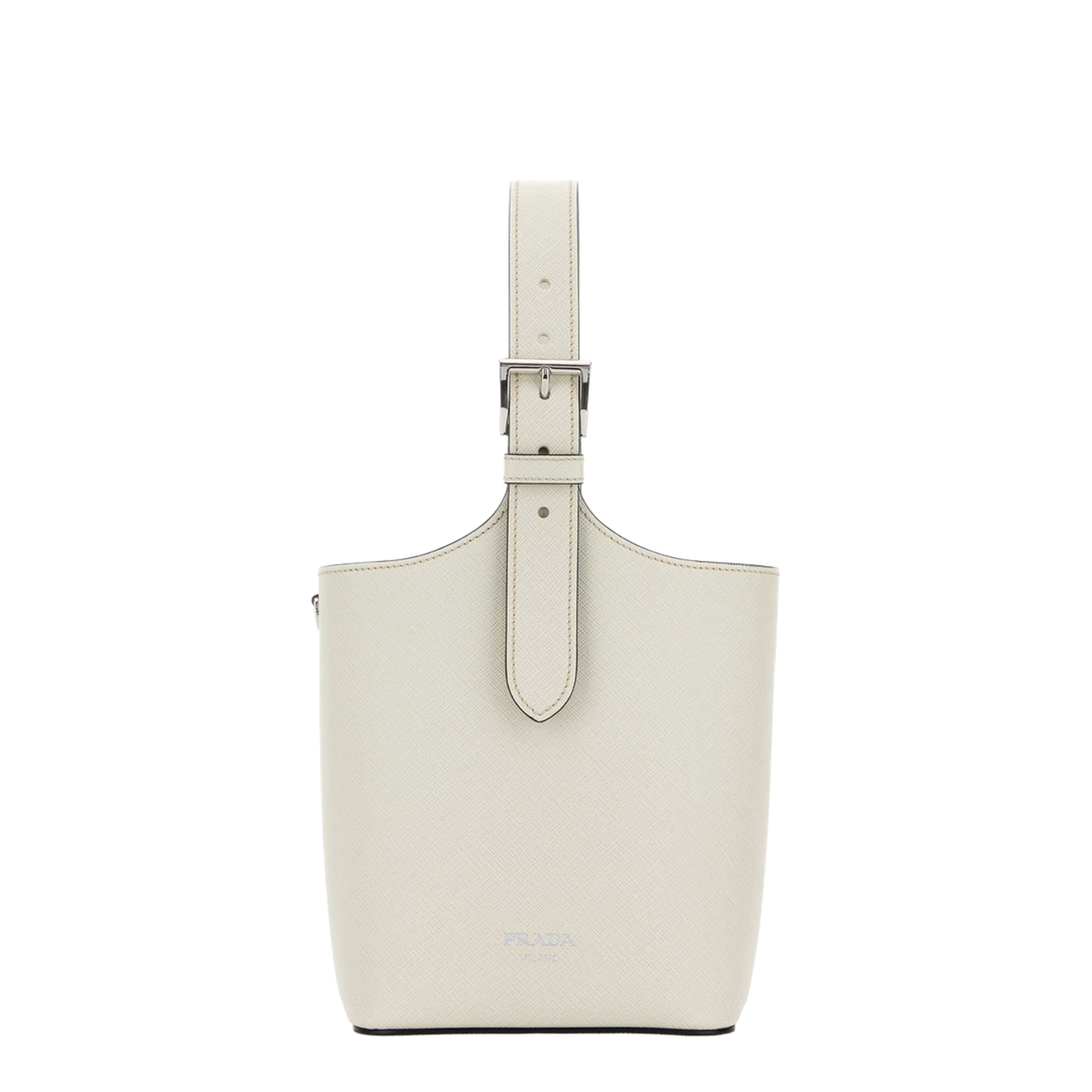 White Leather Shoulder Bag