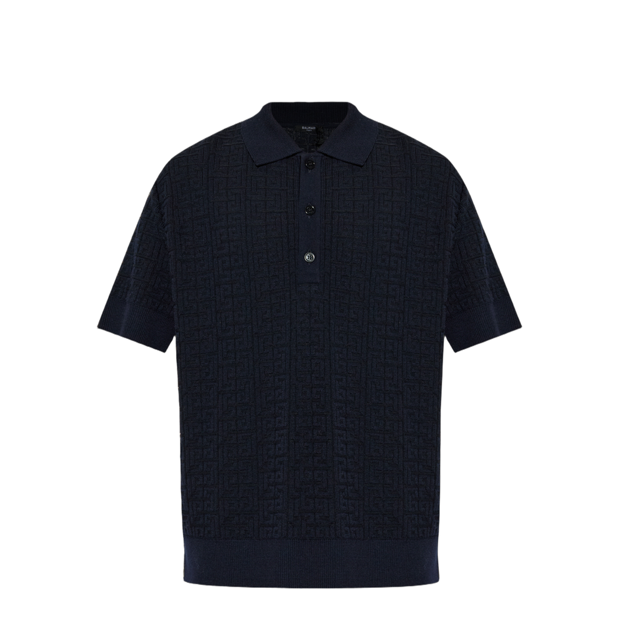 Monogram Knit Polo Shirt