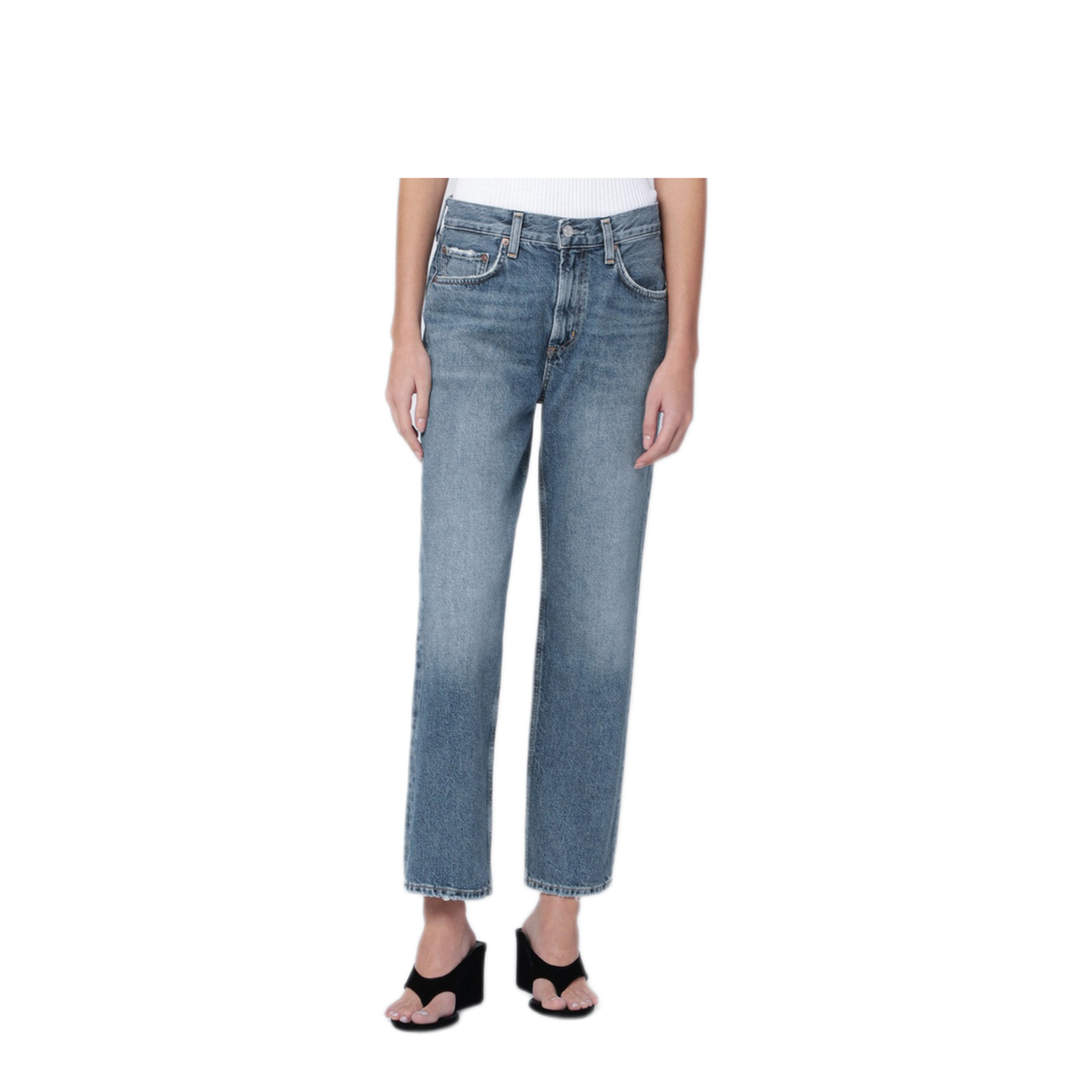 MAYFEYR - Agolde - Valen Jeans In Surround Blue - A195B1601SURRD