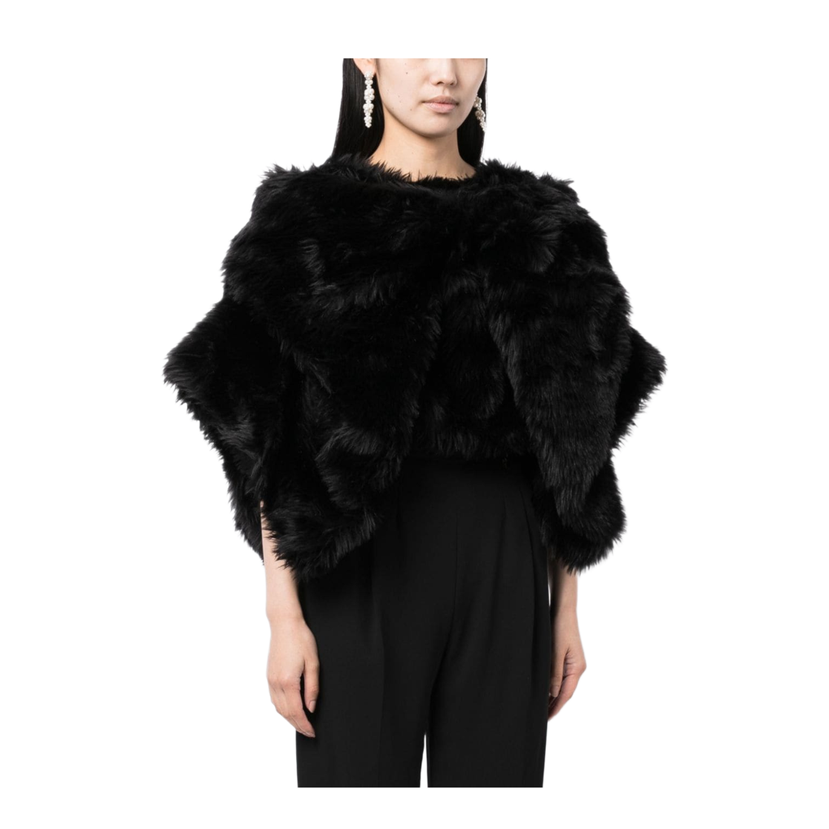 Faux Fur Cropped Jacket