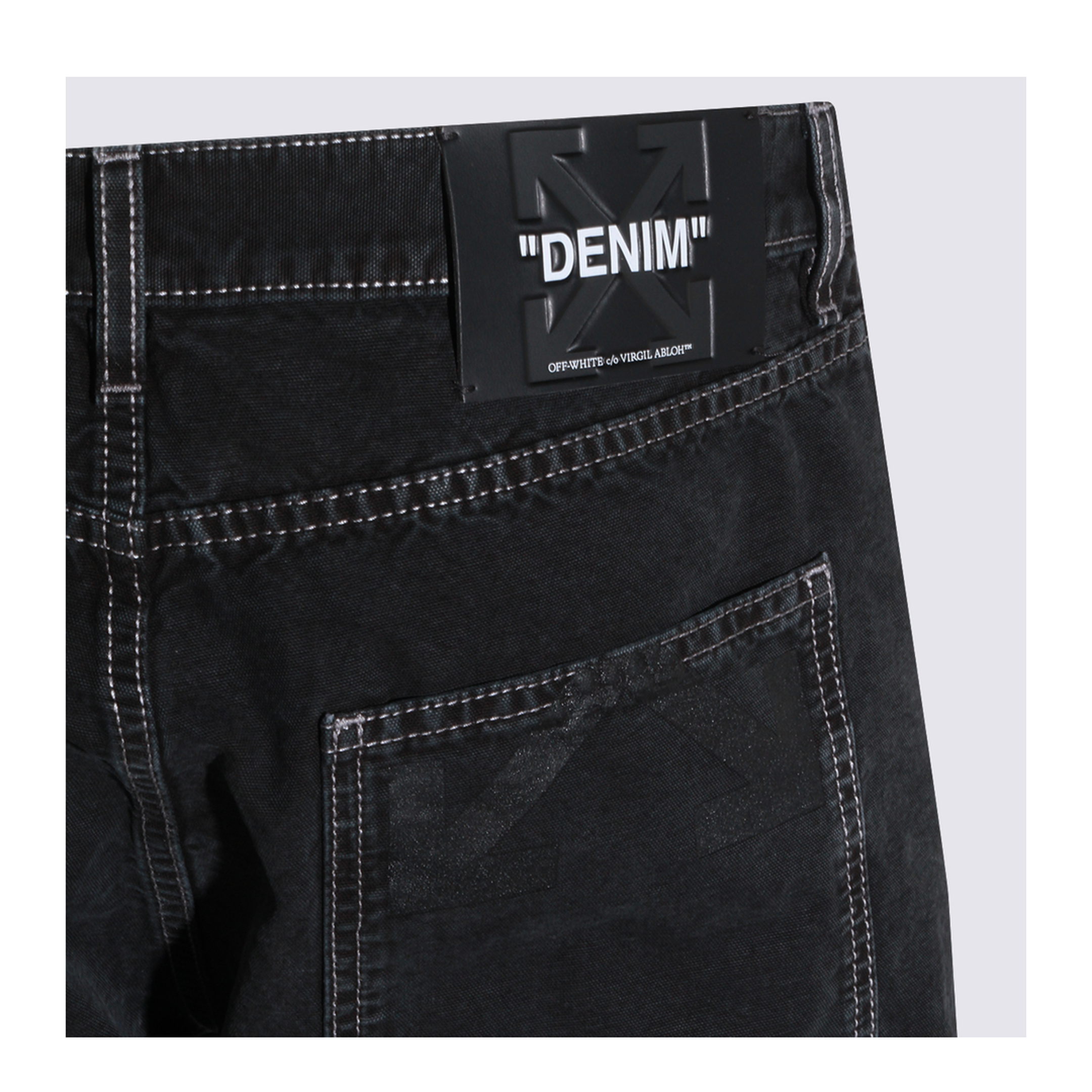 MAYFEYR - Off-White - Half Arrow Slim Relaxed Jeans - OMCE04JS26FAB0030001