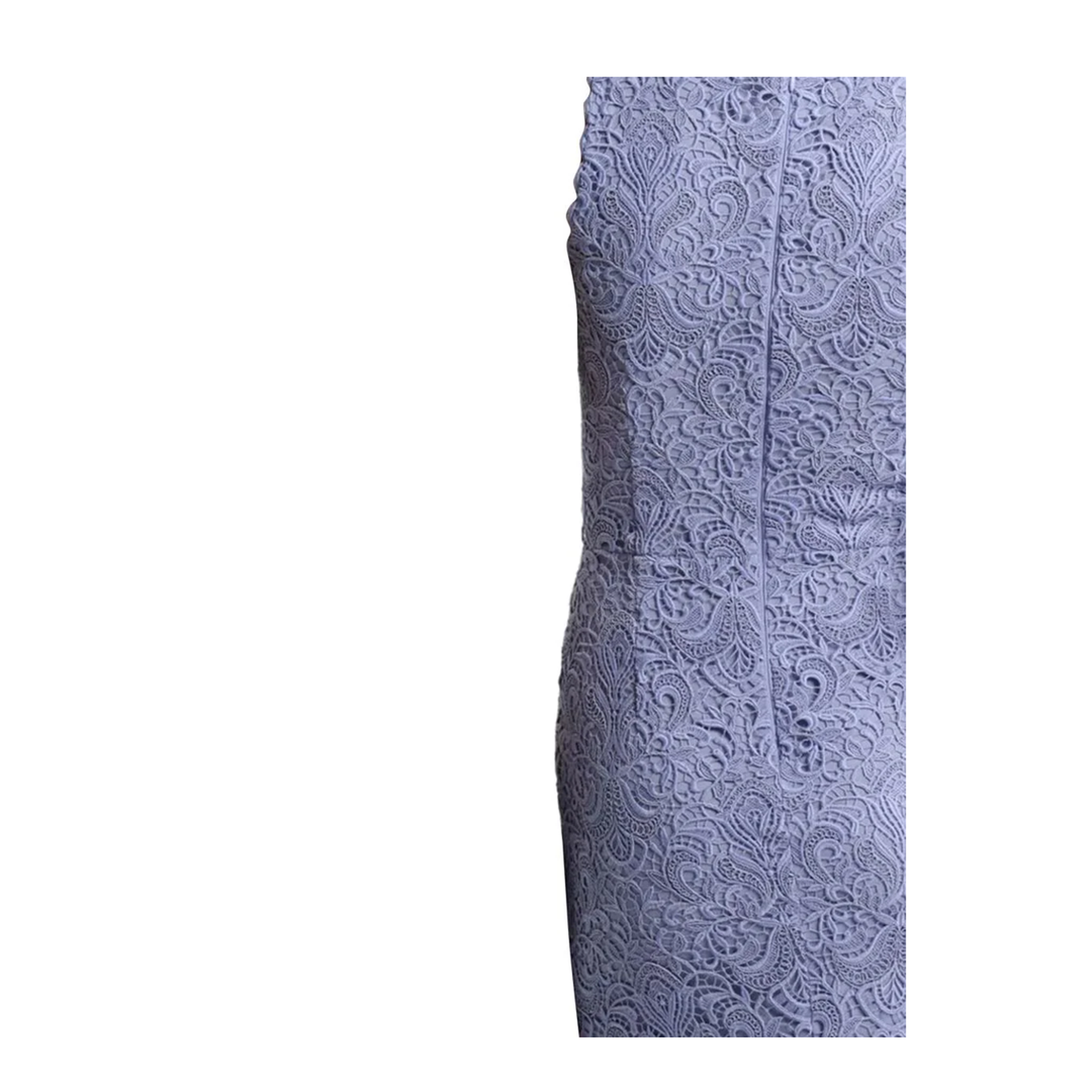 Paisley Macramé Sheath Dress