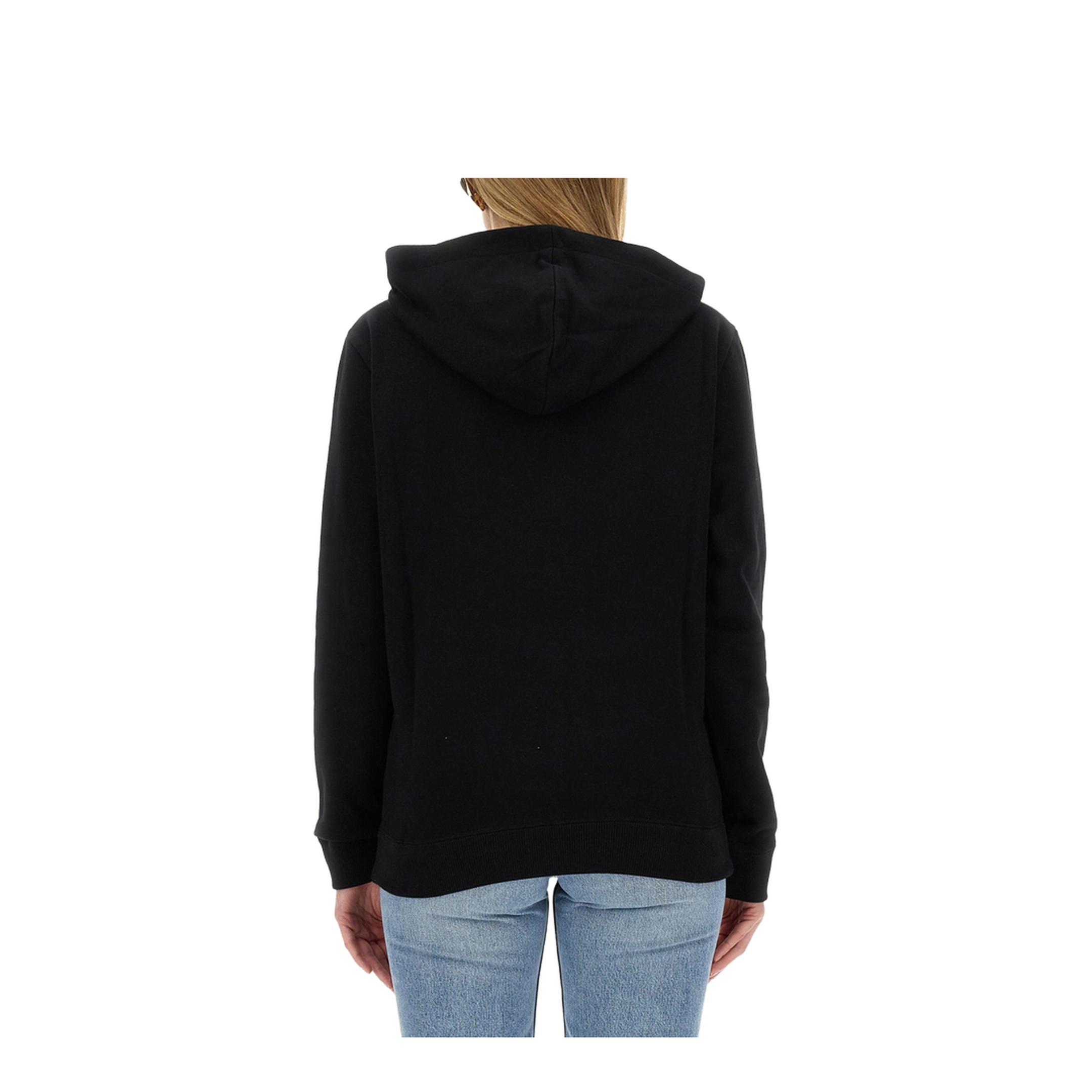Black Cotton Sweatshirt