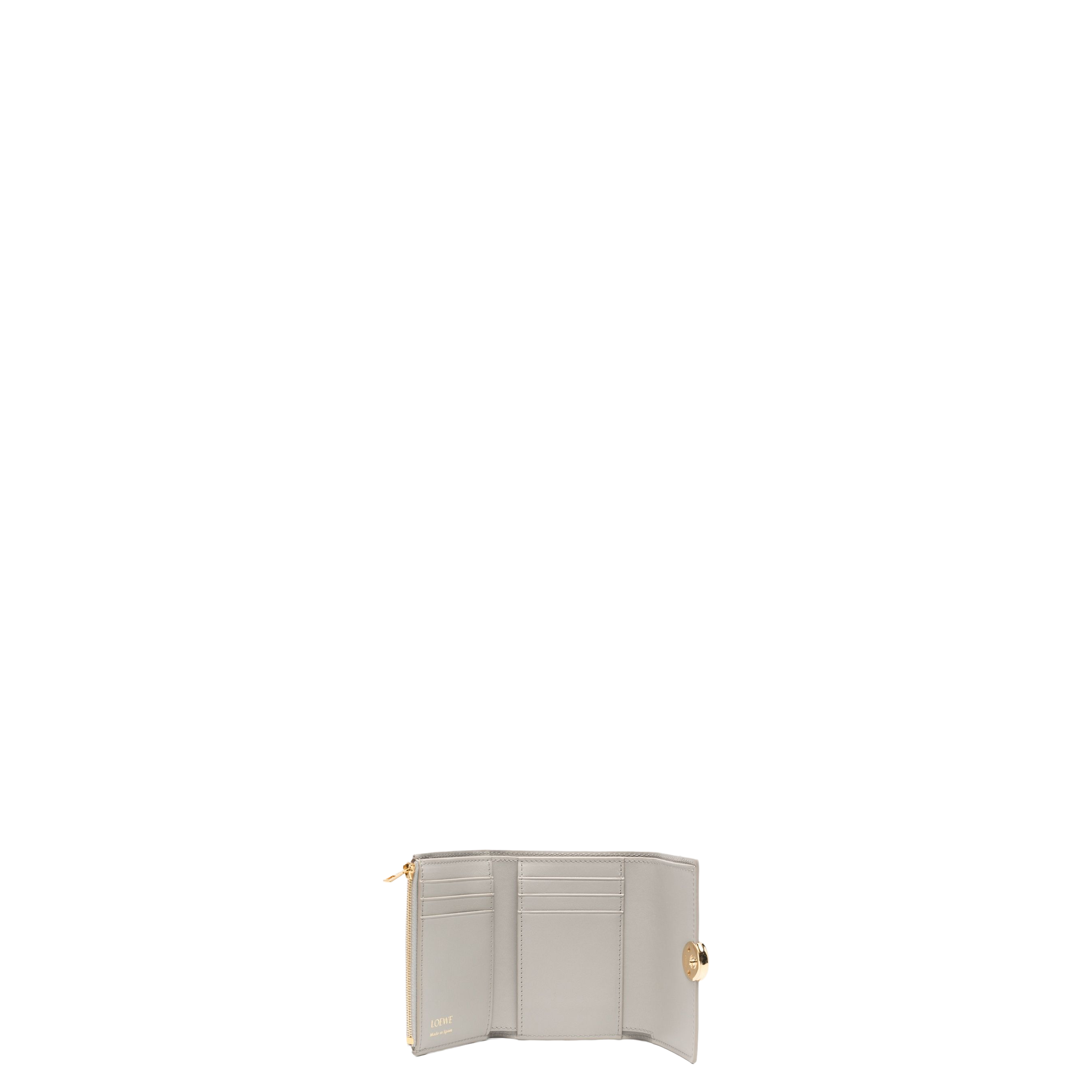 Pebble Small Leather Wallet in White