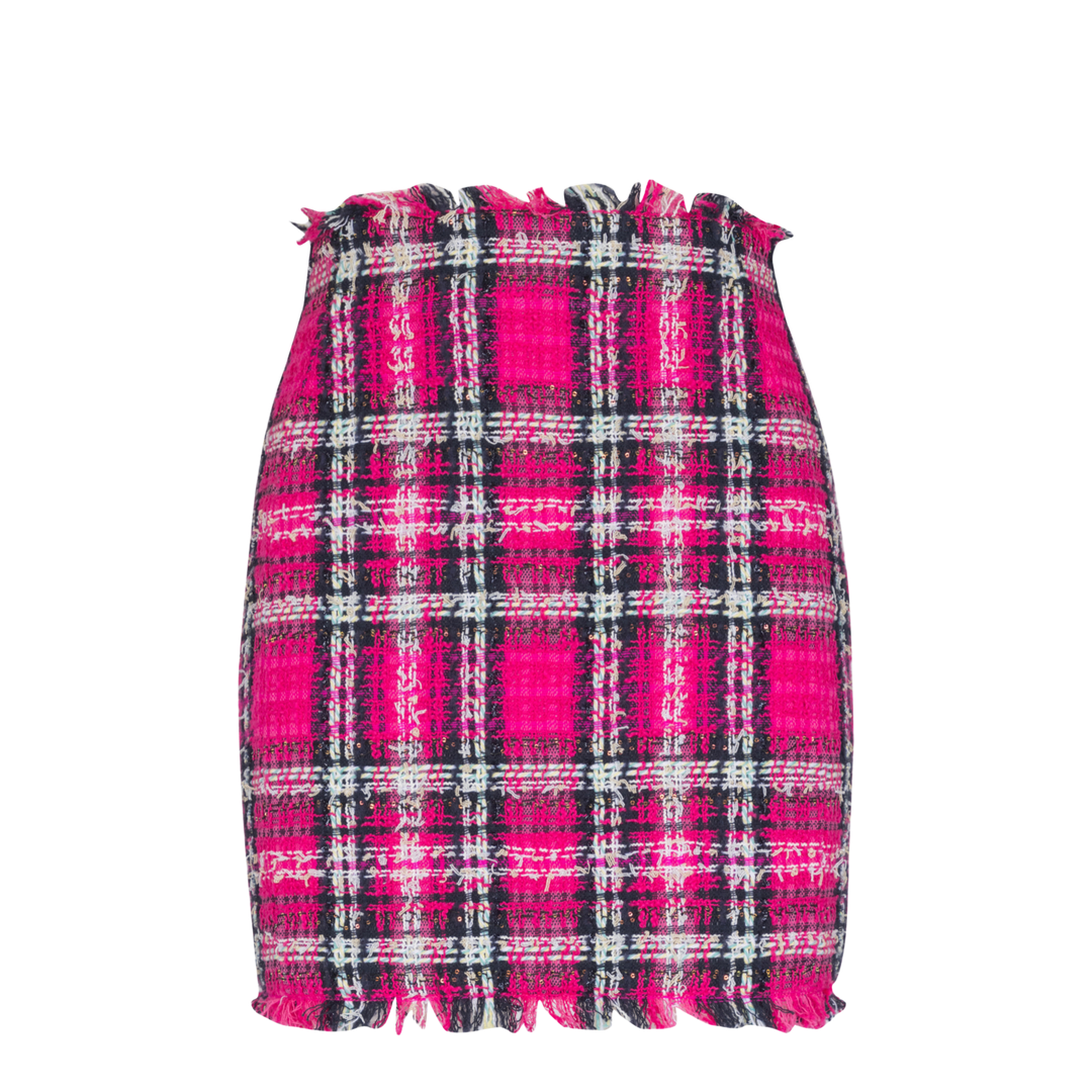 Tweed Skirt Pink